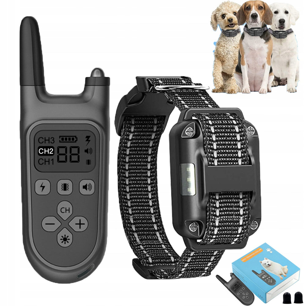 Electric Anti Bark Training Collar For Small And Large Dogs With Remote Control
