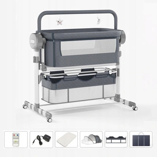 Electric Baby Cot Without Angle Linear Glider Bassinet Design