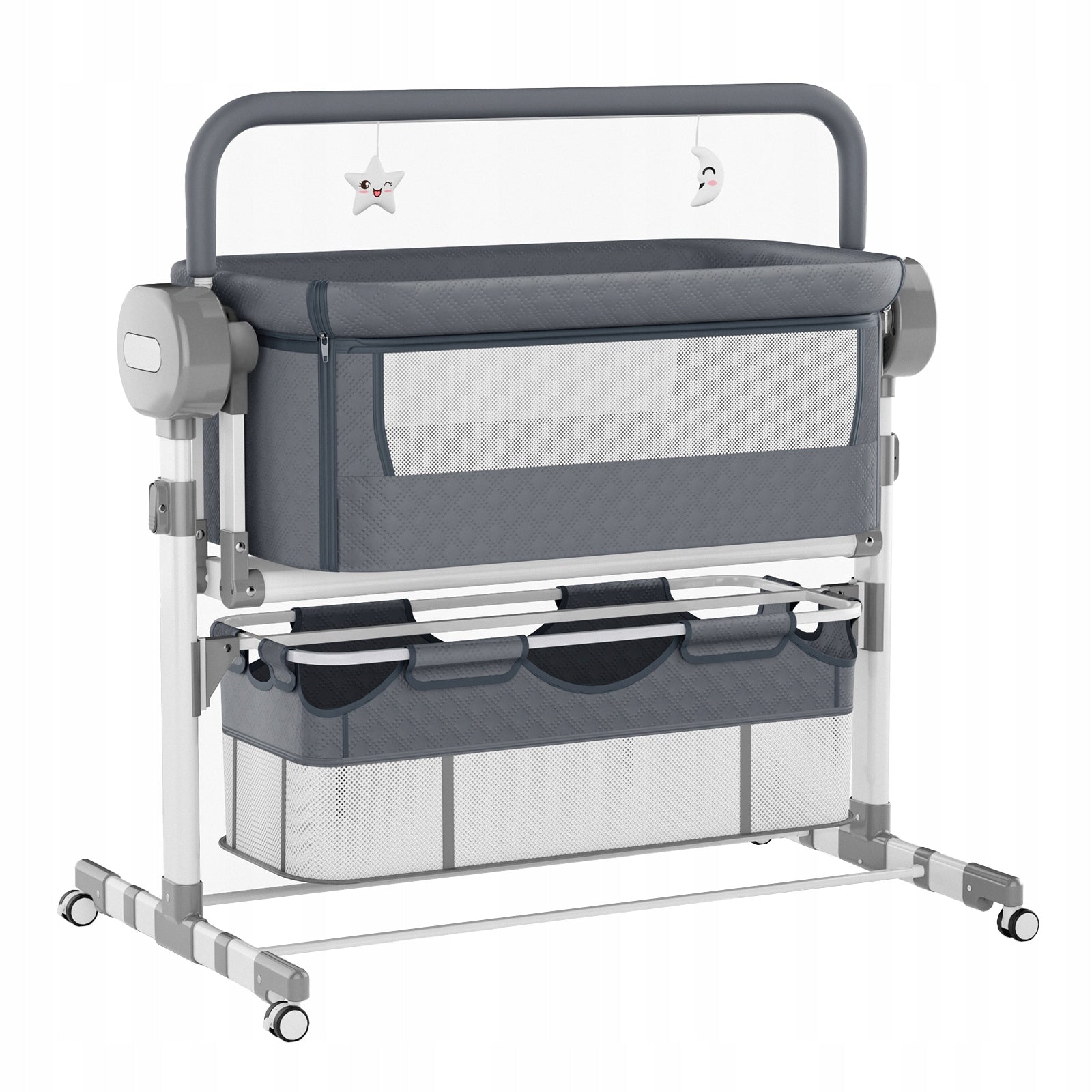 Electric Baby Crib Angle-Free Linear Gliding Bassinet Design Packaging status original