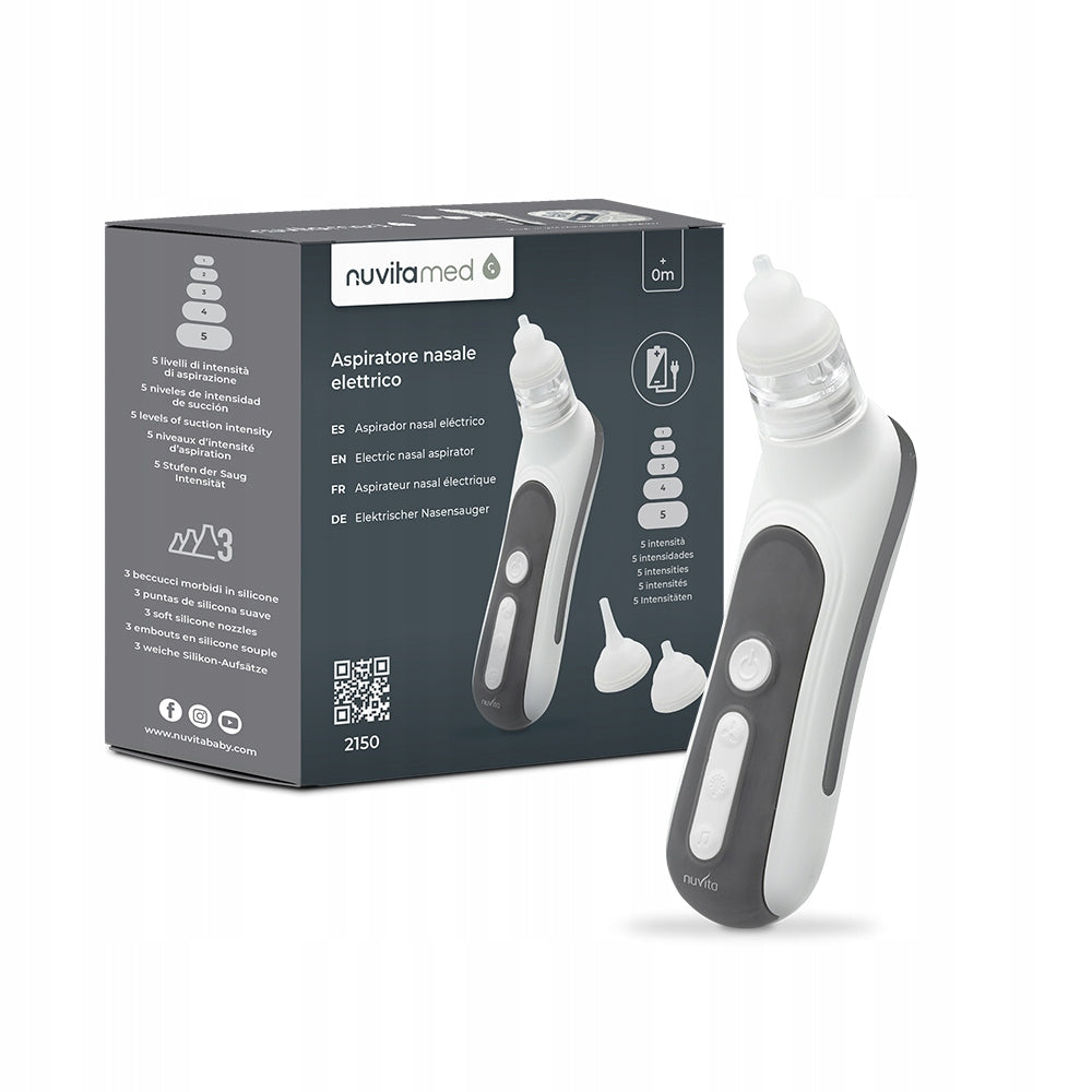 Electric Baby Qatar Extractor Nuvita 5 Levels Power Pouch Rechargeable