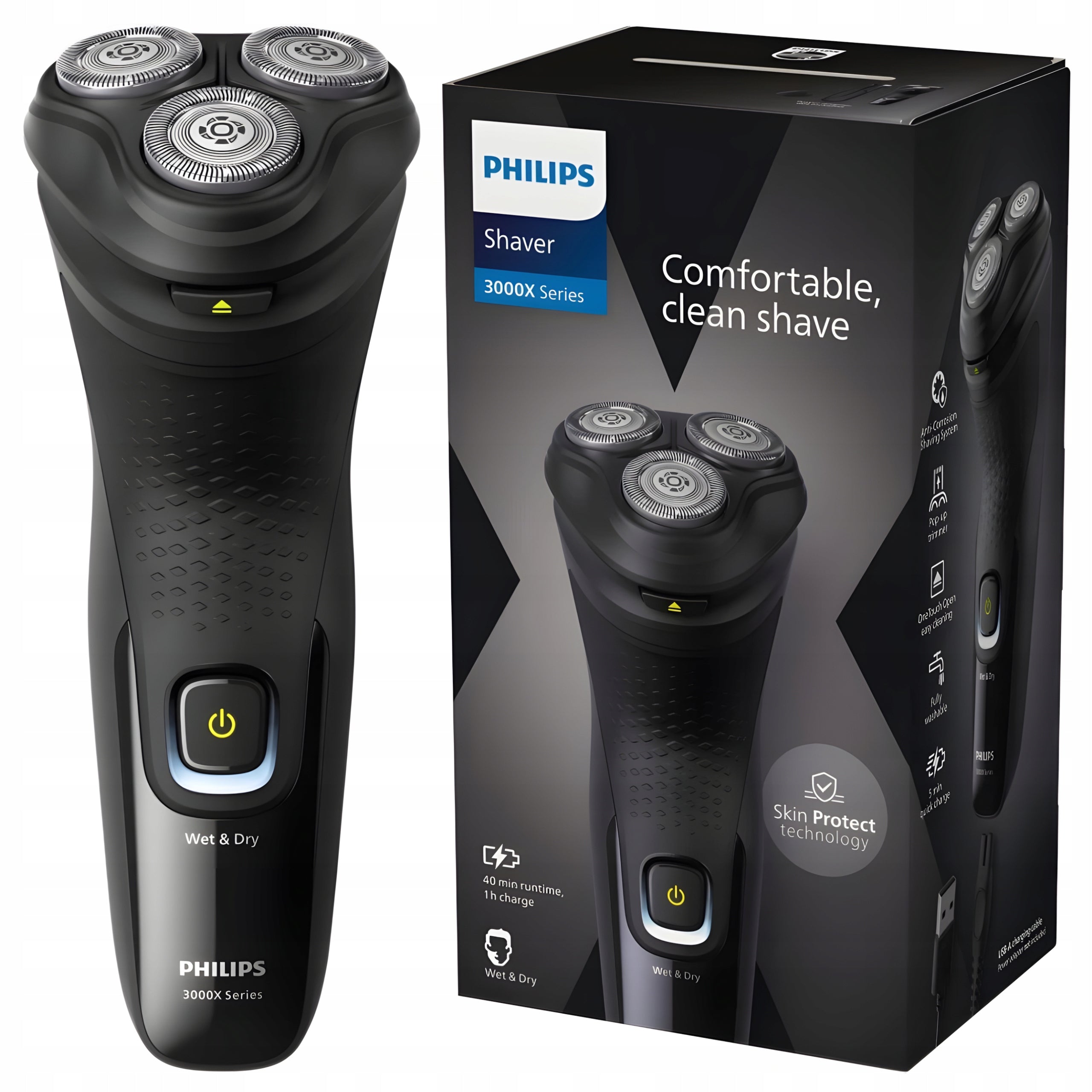 Electric Beard Machine for Men Philips Series 3000x X3021/00