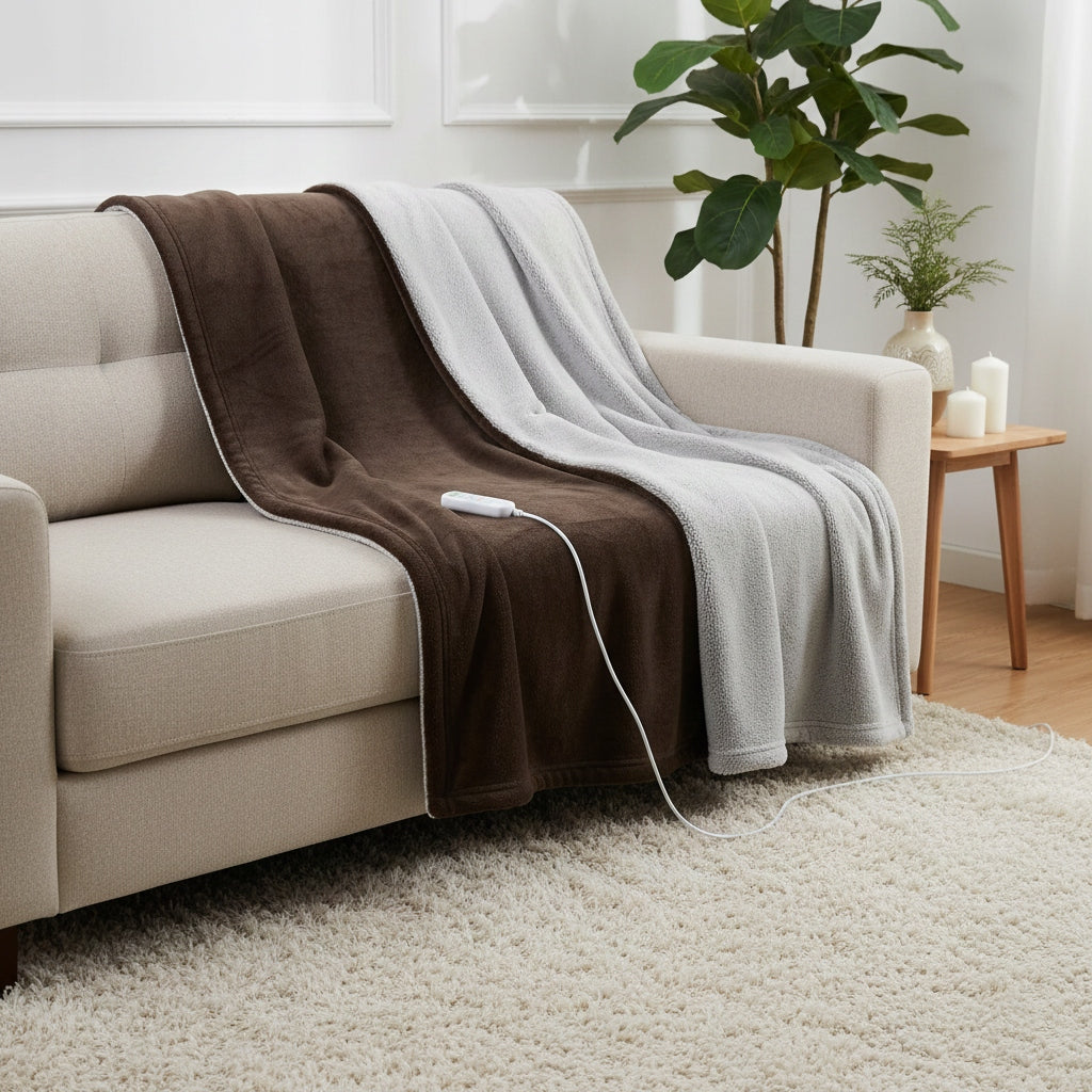 Electric Blanket 200×180 cm 9 Levels Fluffy Heating Medical device no