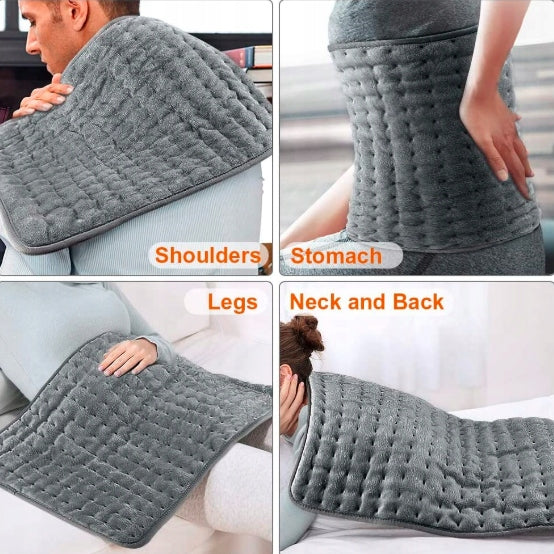 Electric Blanket Electric Heating Pad Adjustable 75W 55x30 Grey Brand no brand