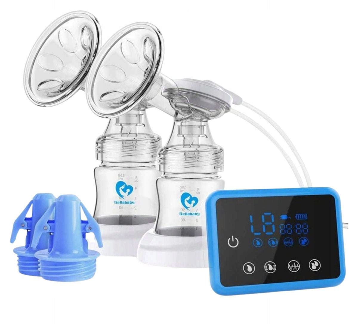 Electric Breast Pump Dual Bellababy Wireless Quiet USB Packaging status original
