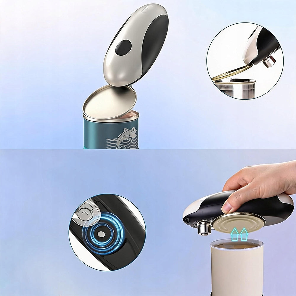 Electric Can Opener Automatic Battery Operated Stainless Steel Brand Bedee