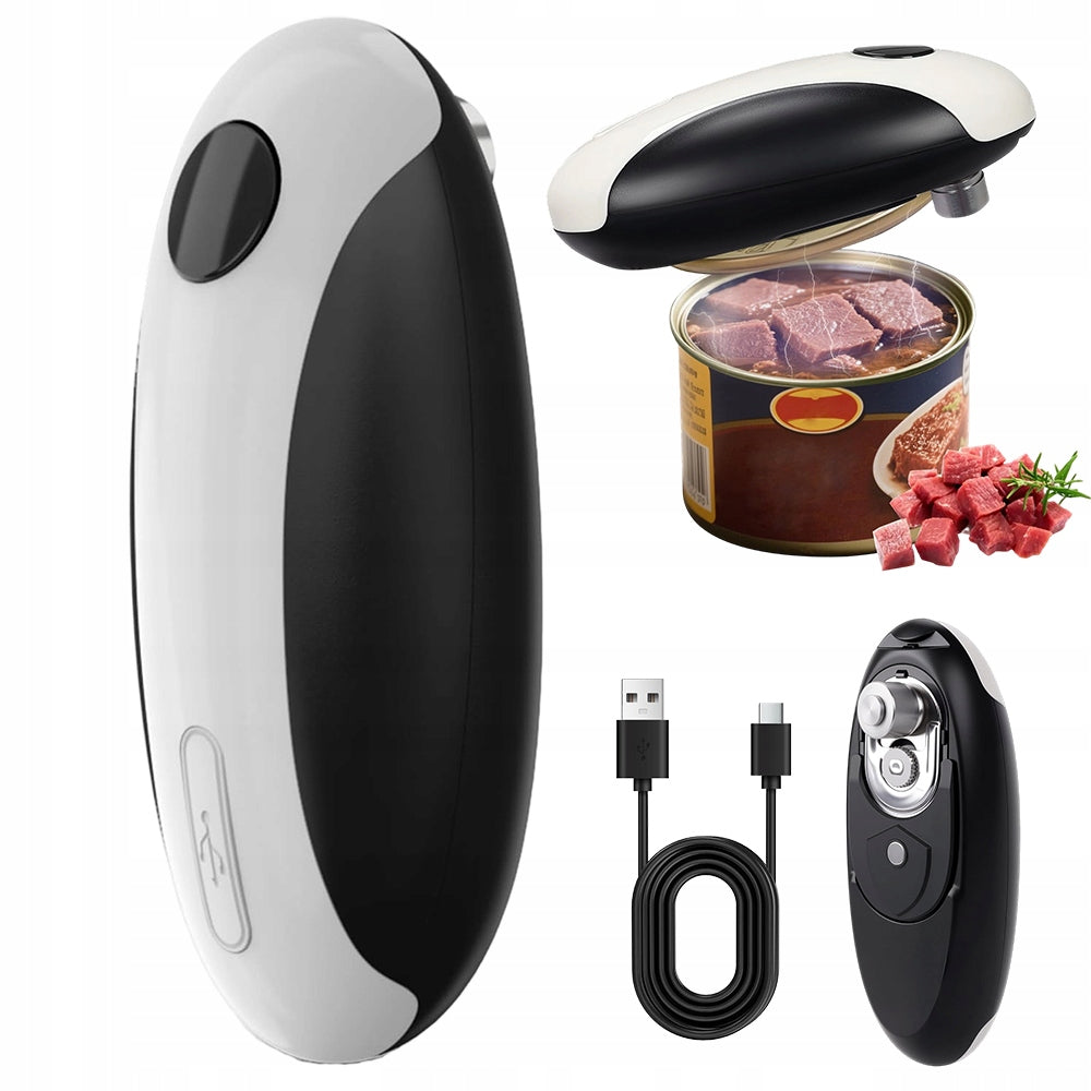 Electric Can Opener Automatic Battery Operated Stainless Steel
