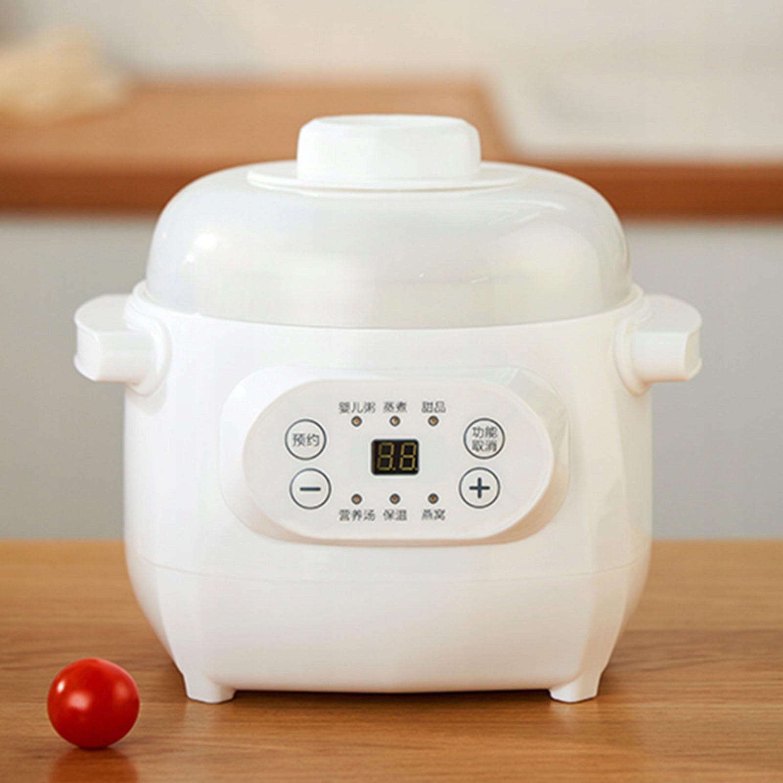 Electric Ceramic Pot, Timing Function Electric Pot for Dominant color multicolor