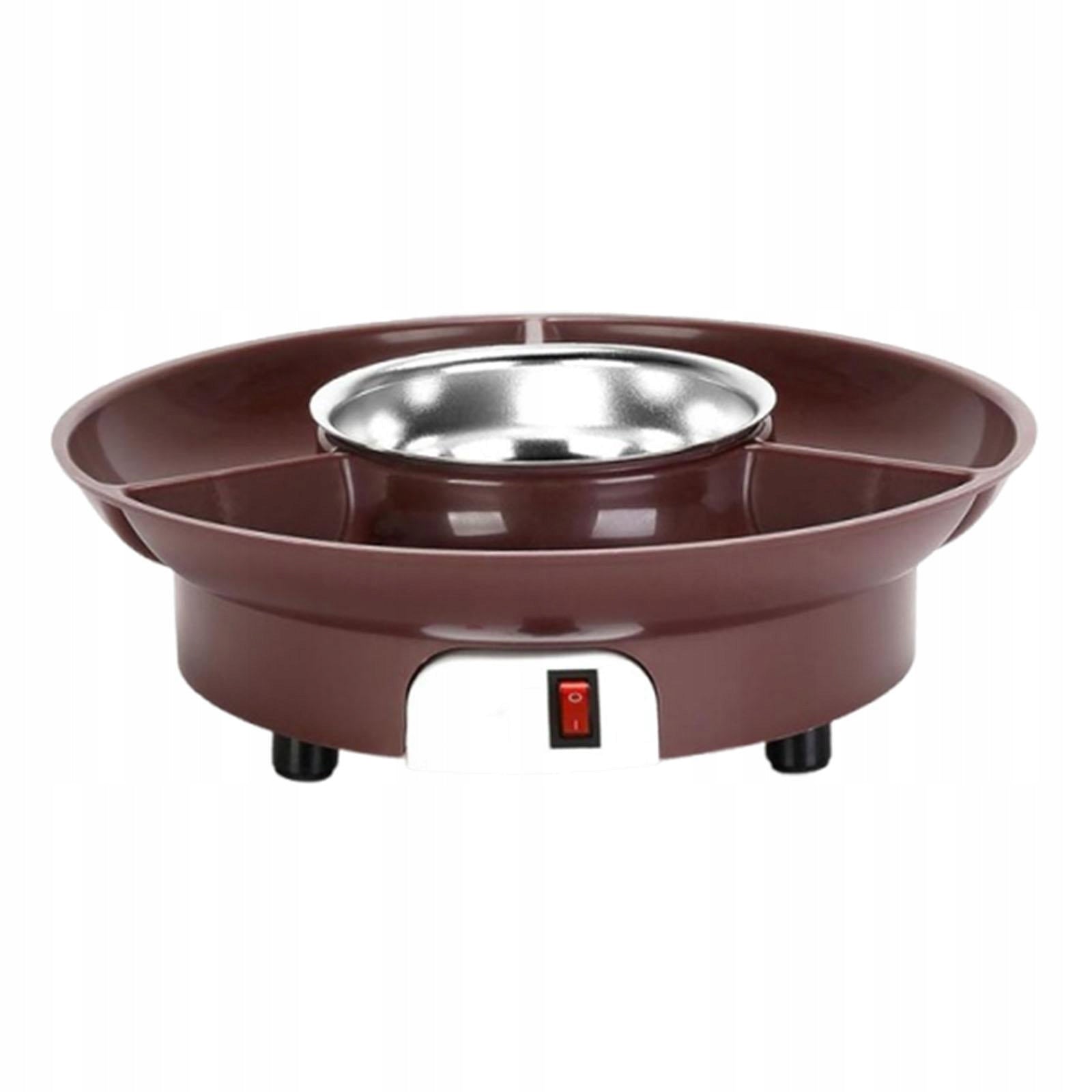 Electric Chocolate Fondue Pot Multipurpose Sturdy Easy to Use Detachable Packaging status original