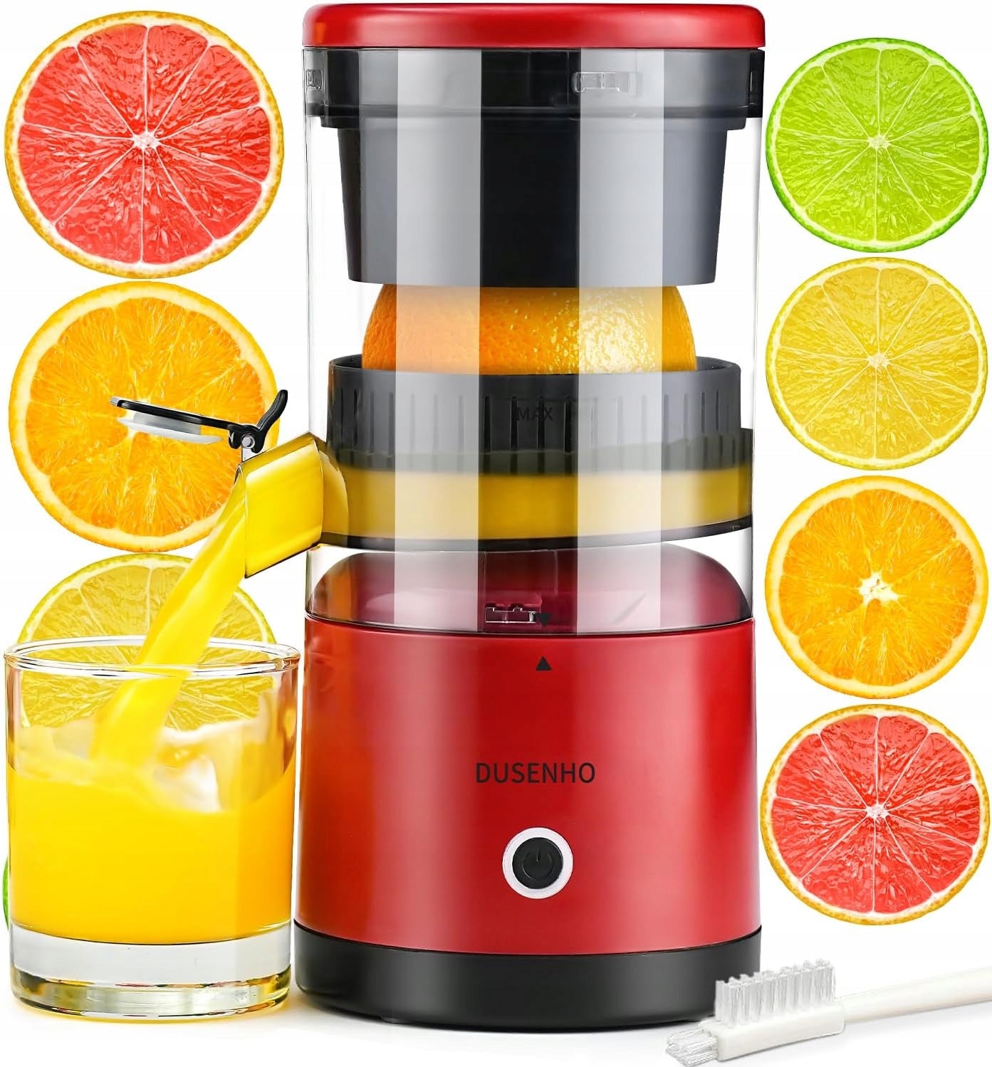 Electric Citrus Juicer USB Red