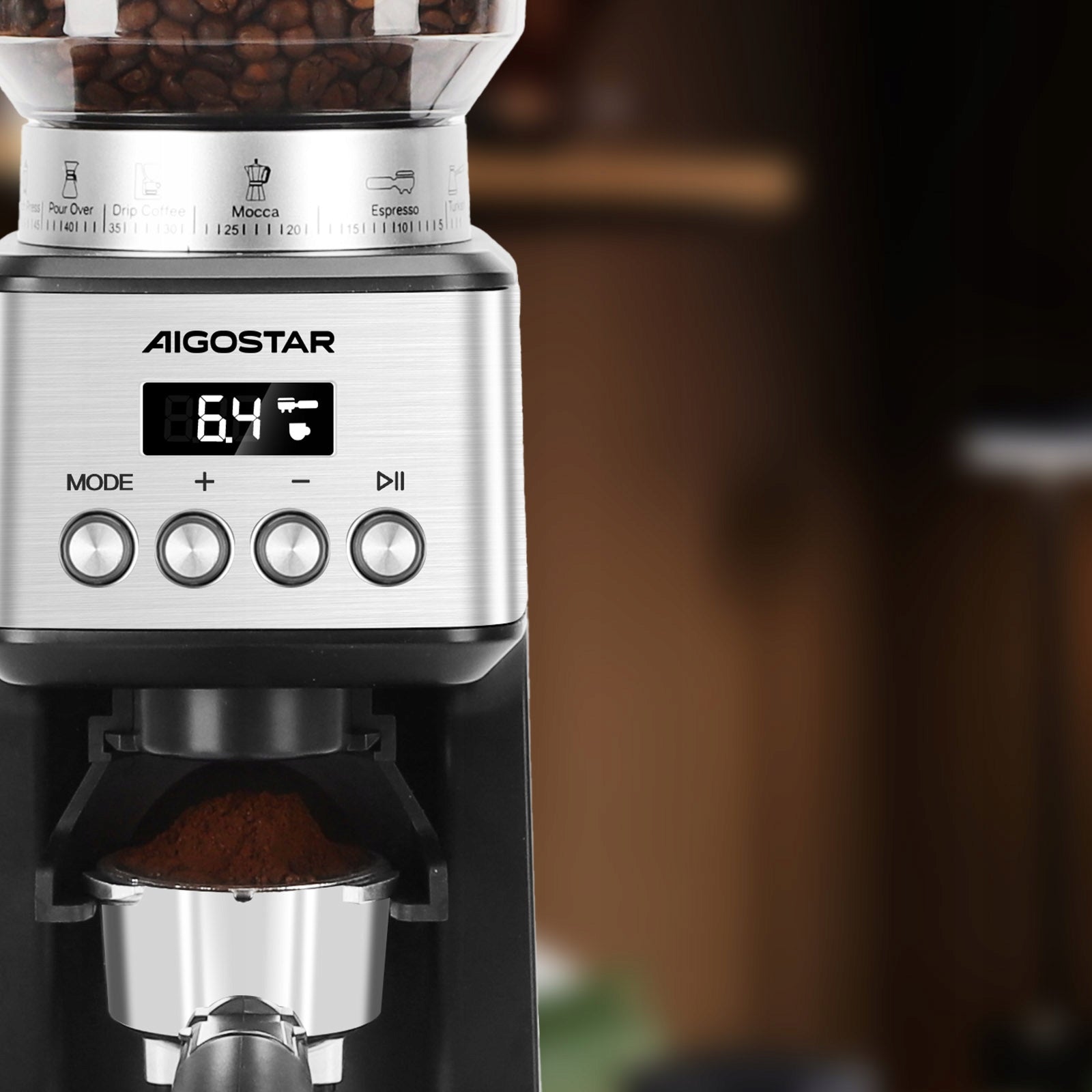Electric Coffee Grinder 52 LEVELS GRINDING DEGREE 180W Manufacturer code B30203A4P