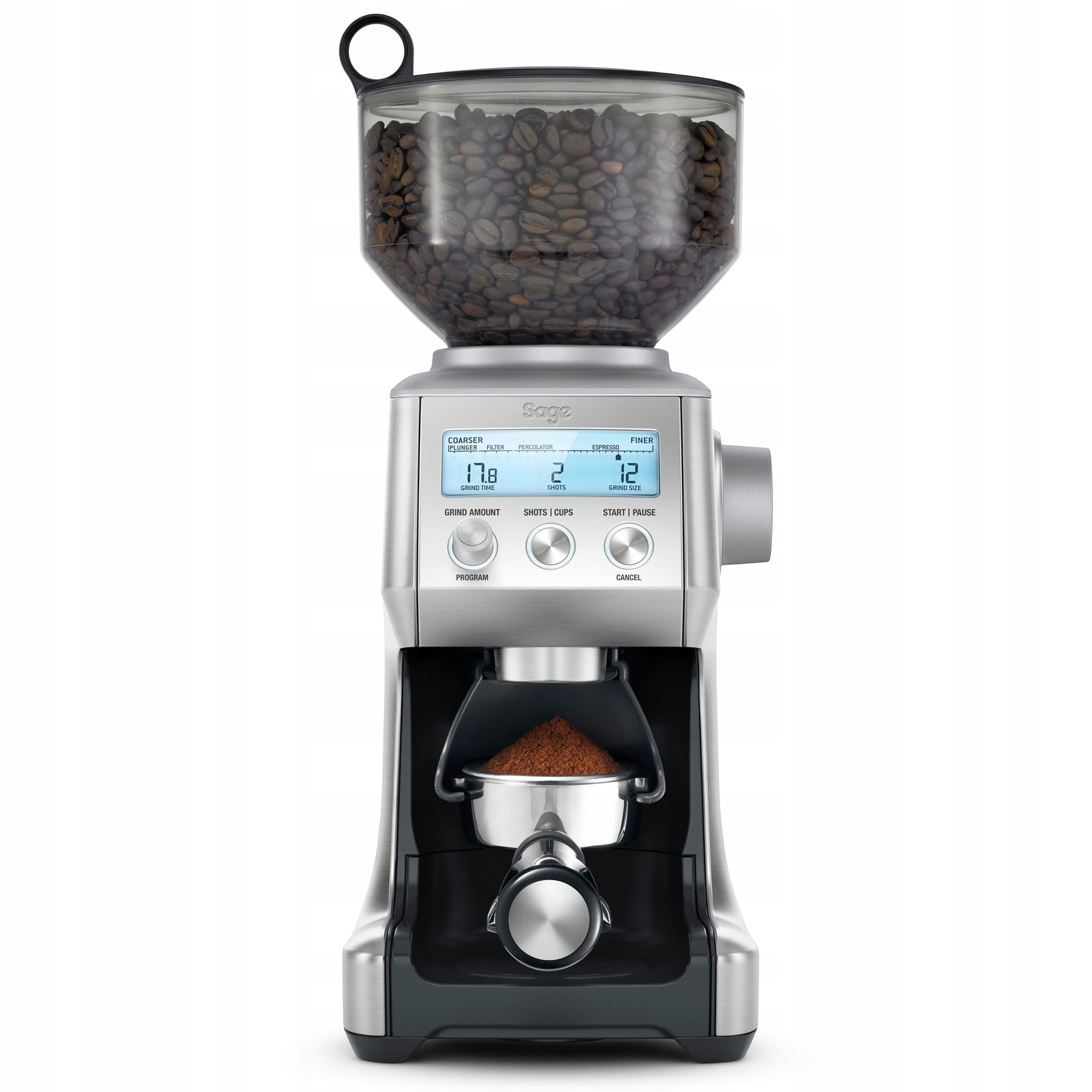 Electric Coffee Grinder Sage SCG820BSS Silver