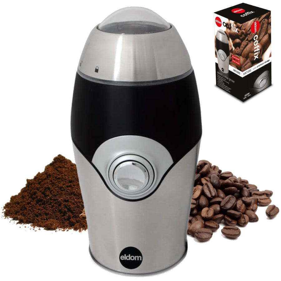 Electric Coffee Grinder Spice Herbs ELDOM MK100S 150W Impact