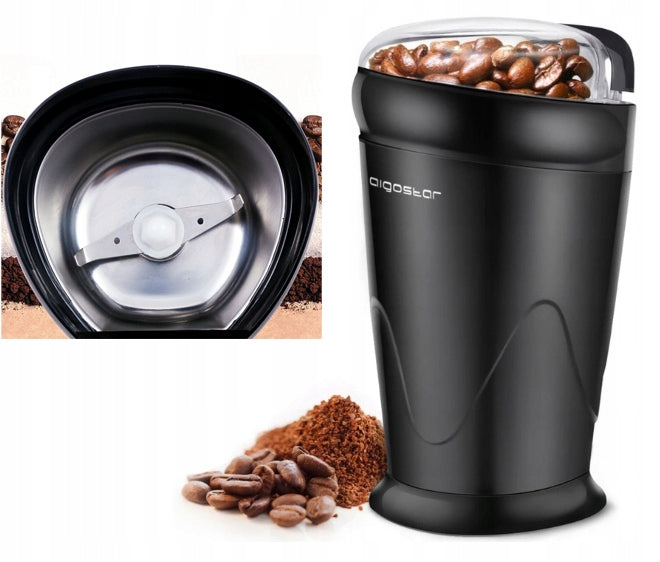 Electric Coffee Grinder for Crossing Aigostar Breath 200 W black Strong