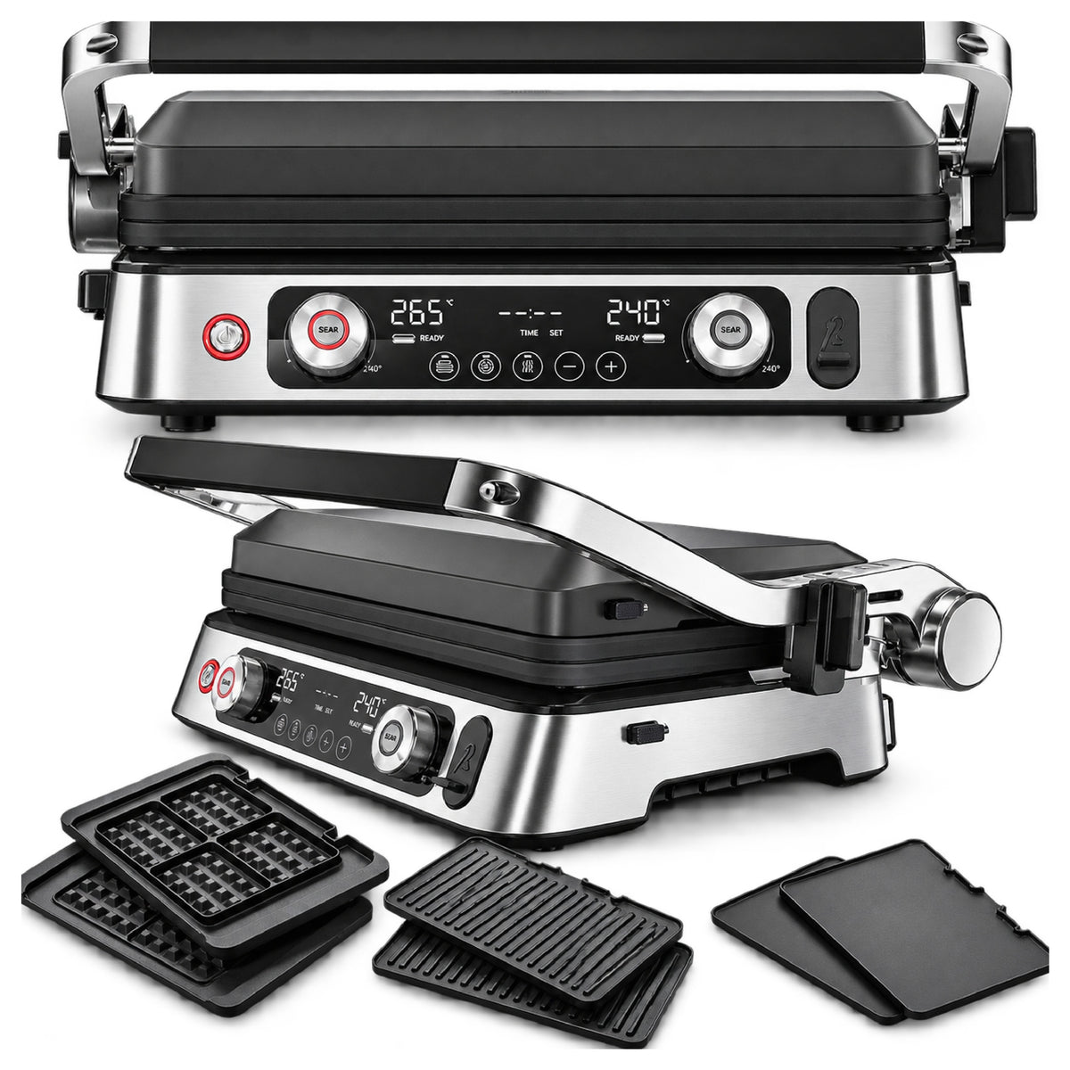 Electric Contact Grill Braun Multigrill 9 Pro CG9167 +Thermosonde