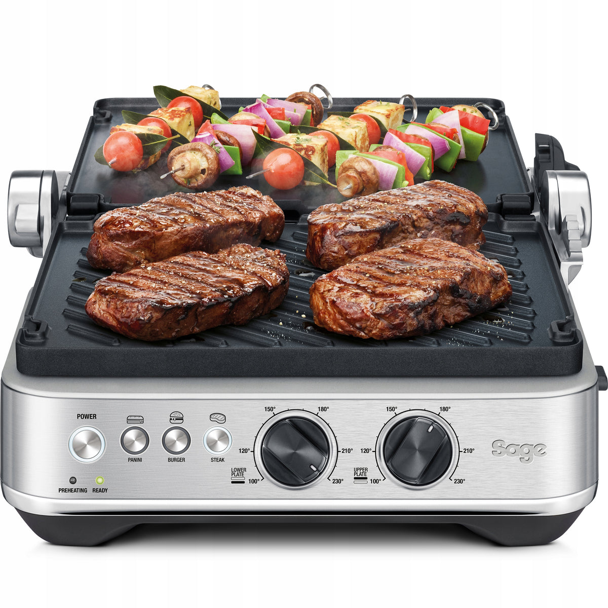 Electric Contact Grill Sage SGR700BSS 1800W Packaging status original
