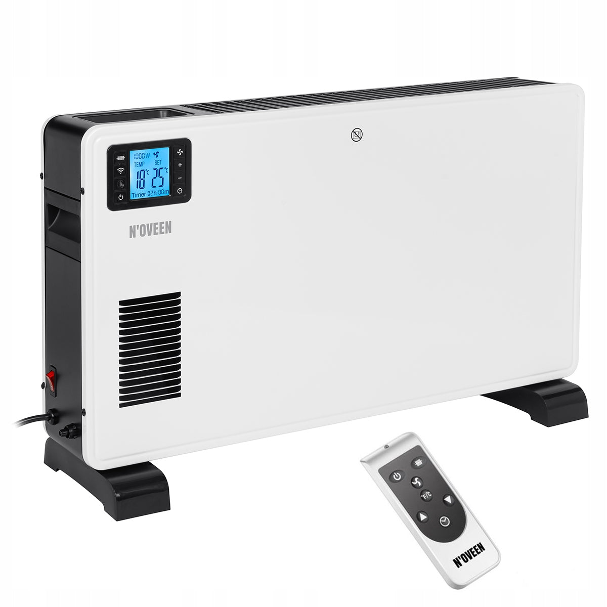 Electric Convector Heater Energy Efficient Remote Control LED Timer
