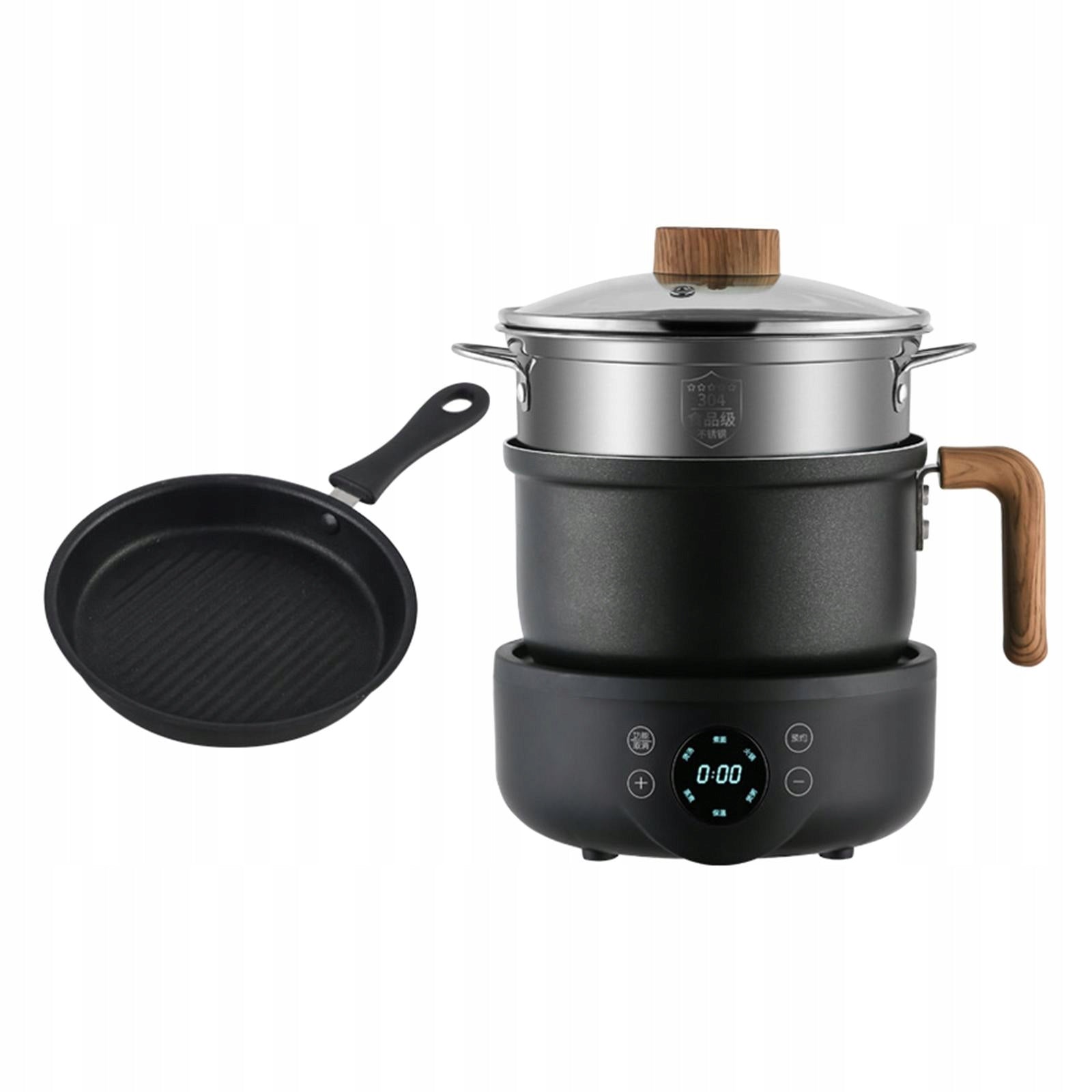 Electric Cooker 6 Cooking Modes Ramen Cooker Food Steamer Cooker Boiling