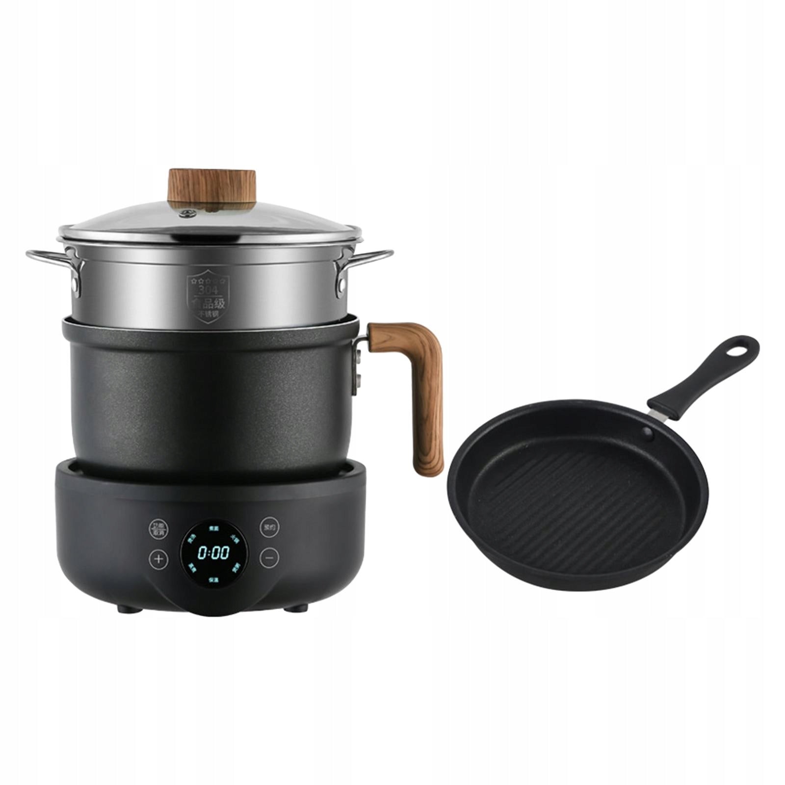 Electric Cooker Boiling Water Steamer Slow Cooker Nonstick Coating Cooking