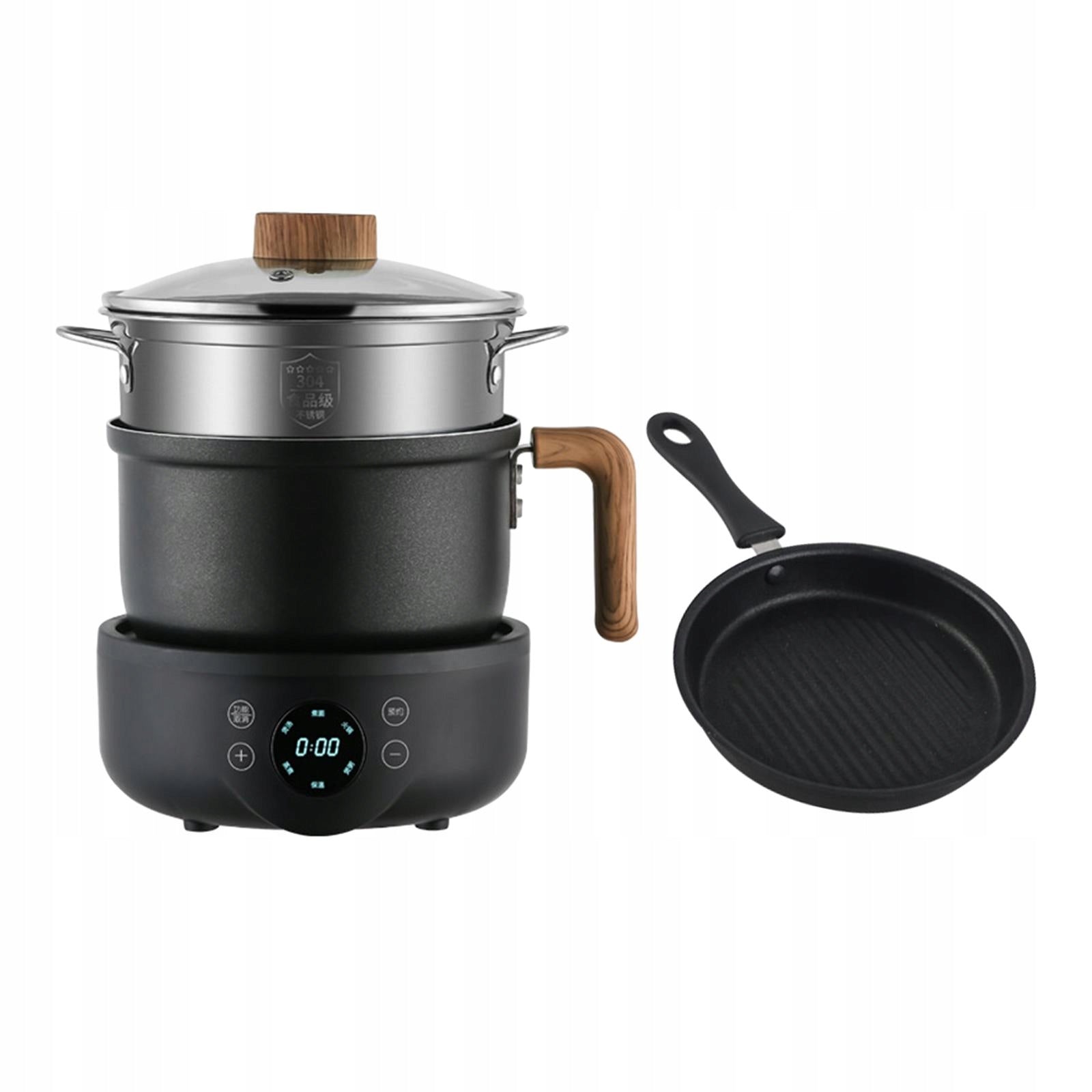 Electric Cooker Slow Cooker Nonstick Fast Heating Portable Soup Cooking Pot