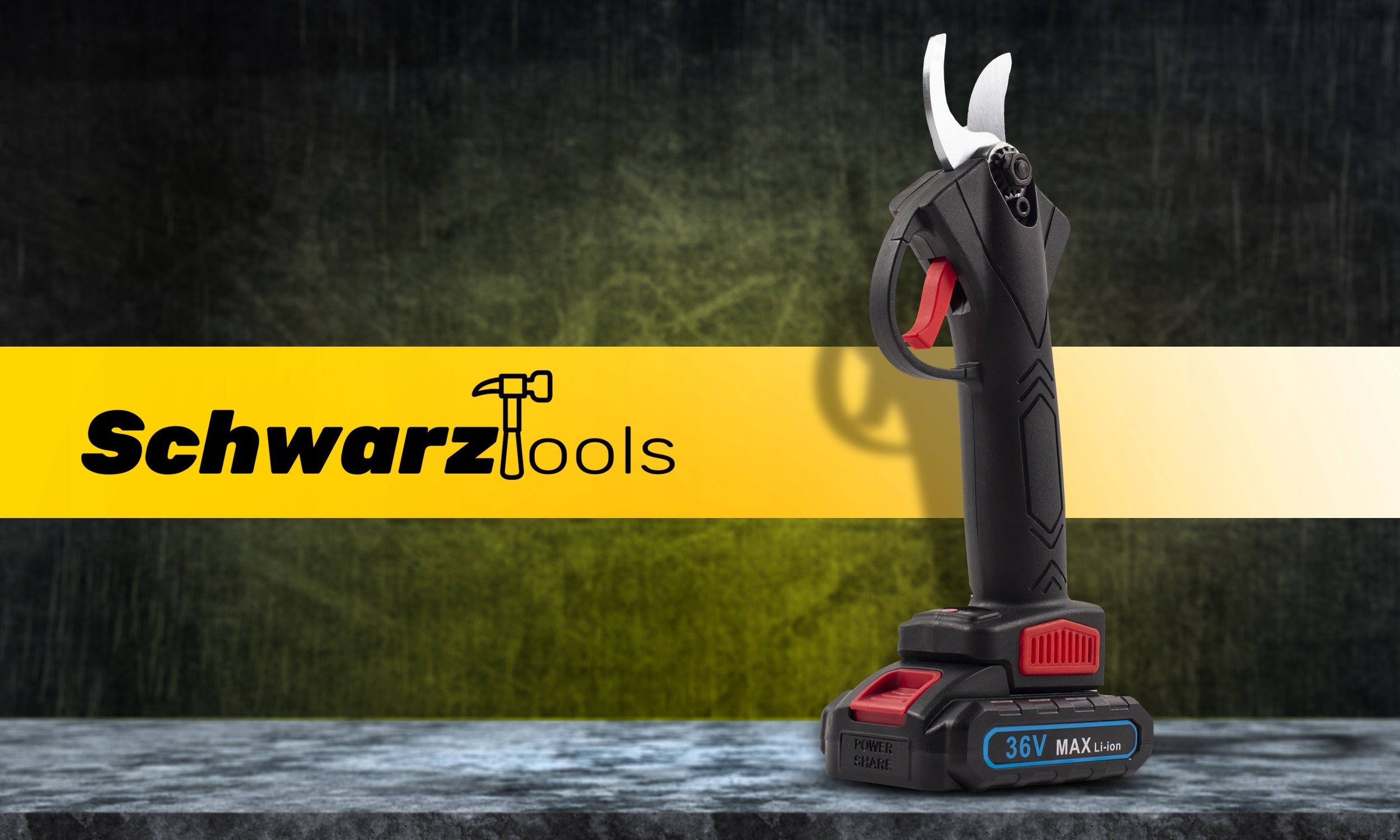 Electric Cordless Pruner for Branch Garden Shears + 2xaku Suitcase Manufacturer code SEKATOR AKUMULATOROWY SCHWARZTOOLS