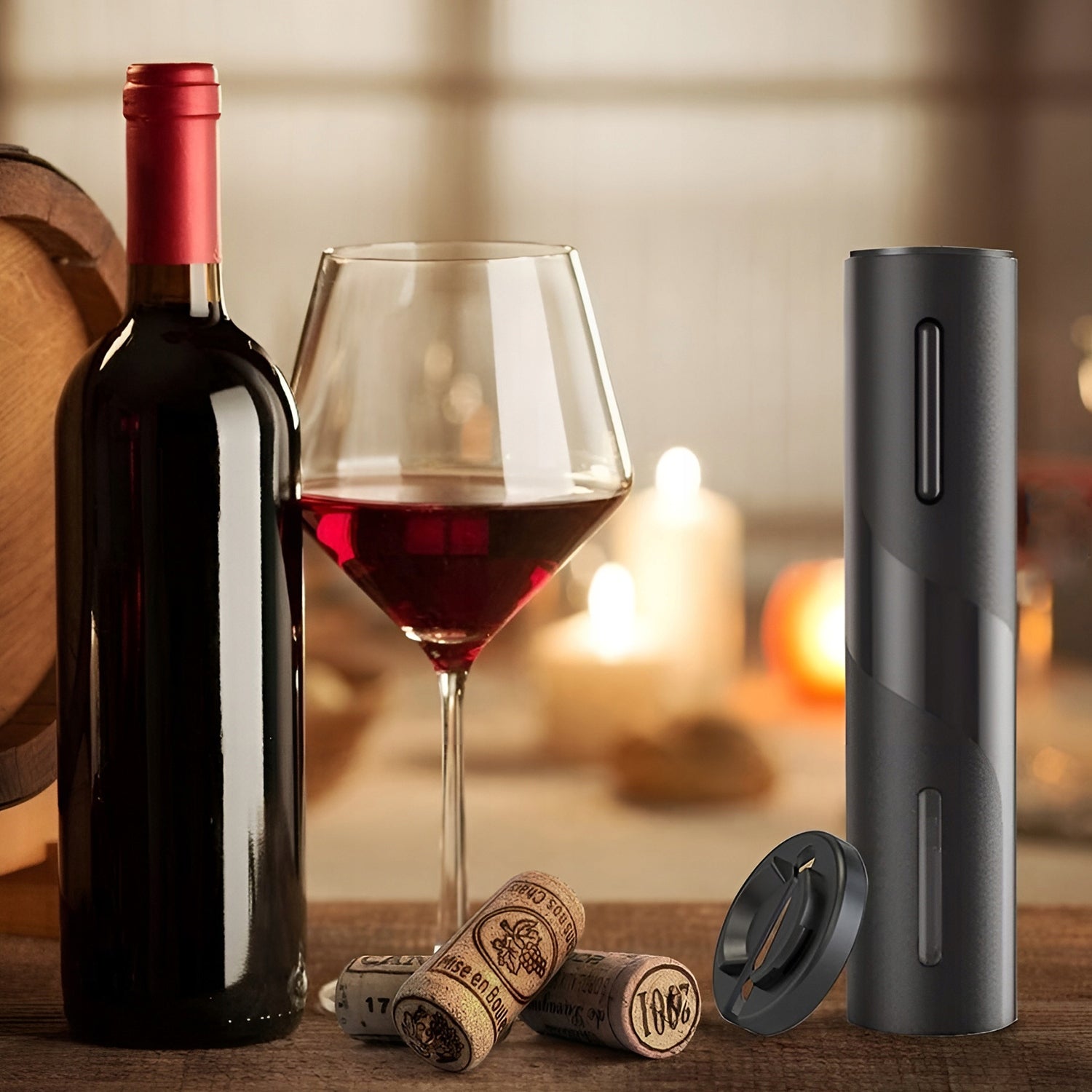 Electric Corkscrew Wine Bottle Opener Cutter for 4 AA Batteries Brand no brand