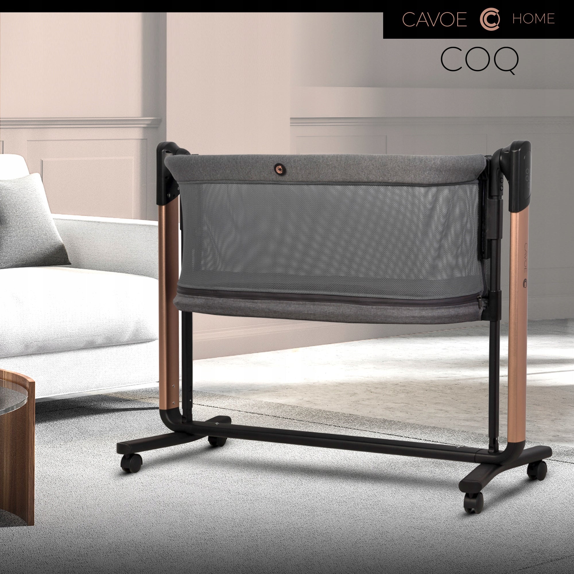Electric Cradle and Baby Crib 4in1 COQ Remote Control Mattress 24m Manufacturer code Kołyska elektryczna i łóżeczko 4w1 + PILOT