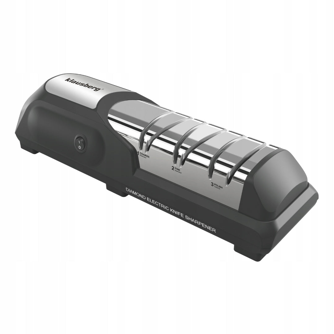 Electric DIAMOND Knife Sharpener KLAUSBERG KB7945 3 sharpening stages Manufacturer code KB-7945
