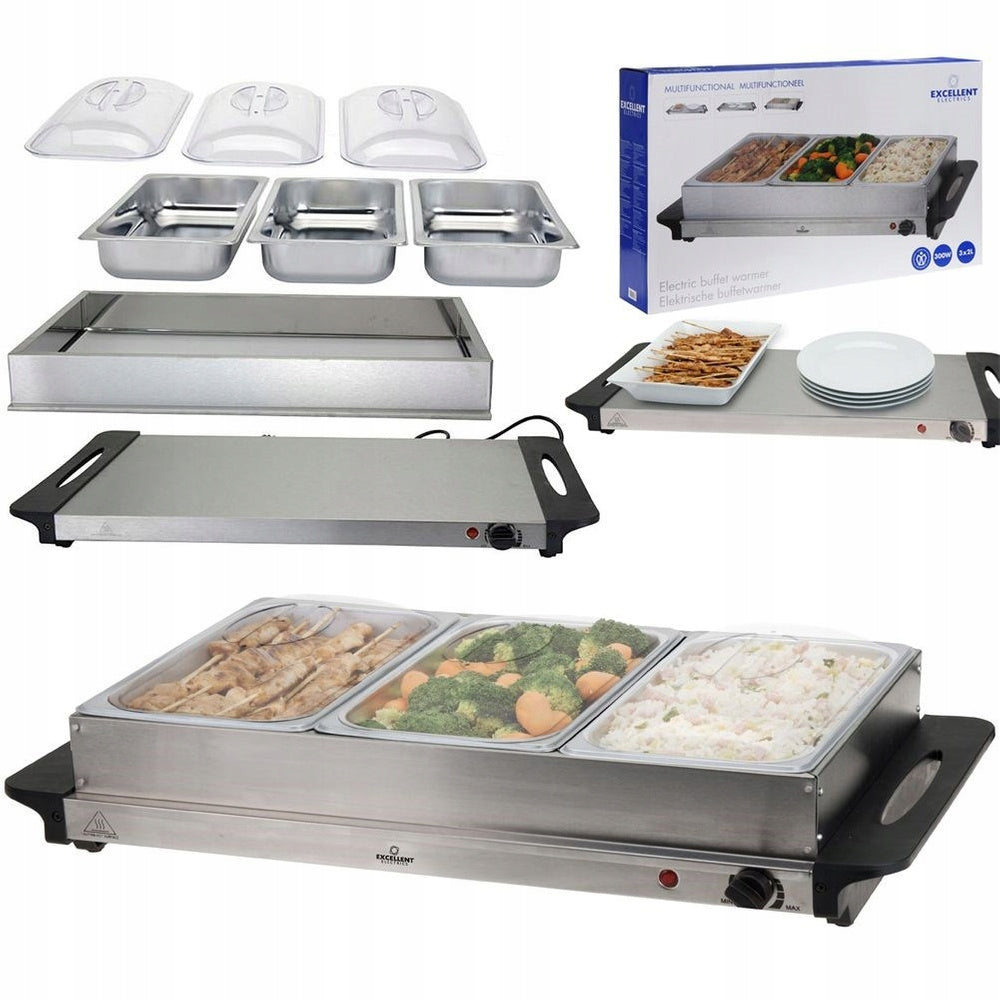 Electric Dish Food Heater Buffet Bemar Portable Containers
