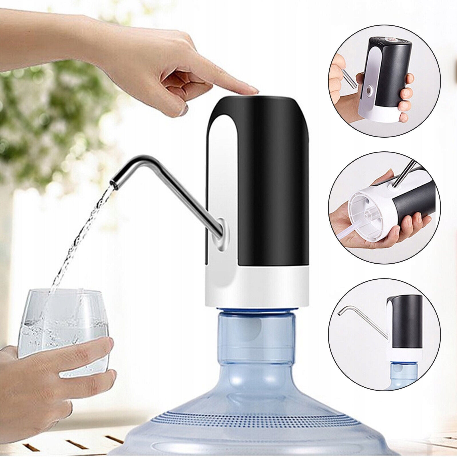 Electric Dispenser Water Pump Dispenser USB Rechargeable Battery Packaging status original