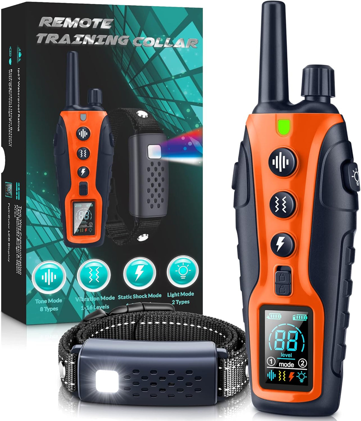 Electric Dog Collar Training Waterproof Silencing 1000m