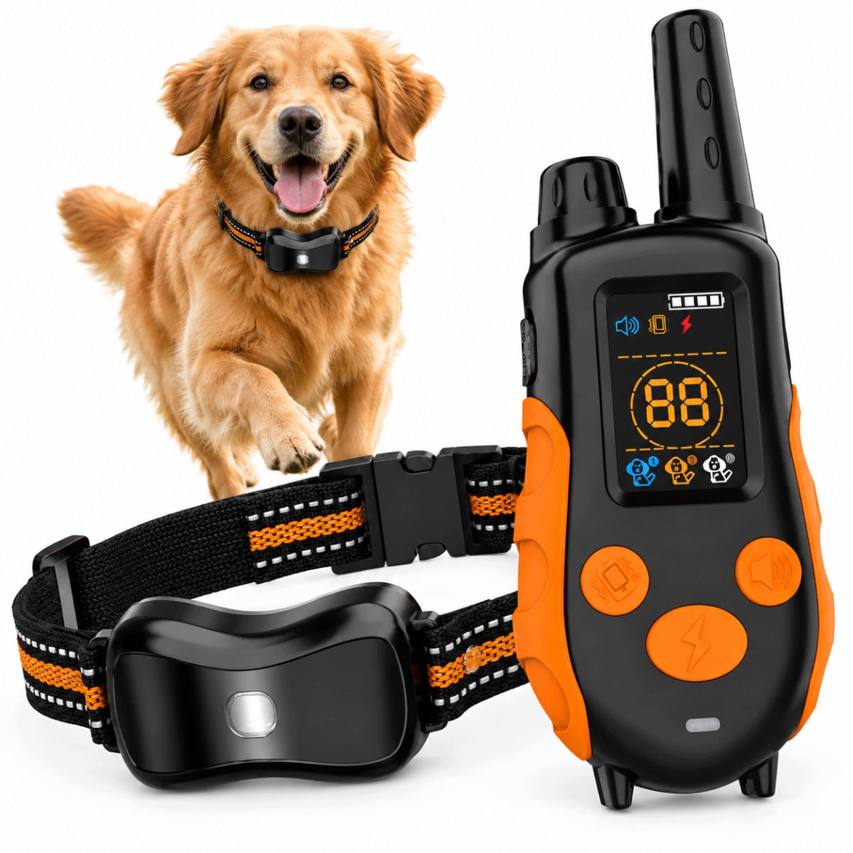 Electric Dog Collar Training Waterproof Trainer 1000m
