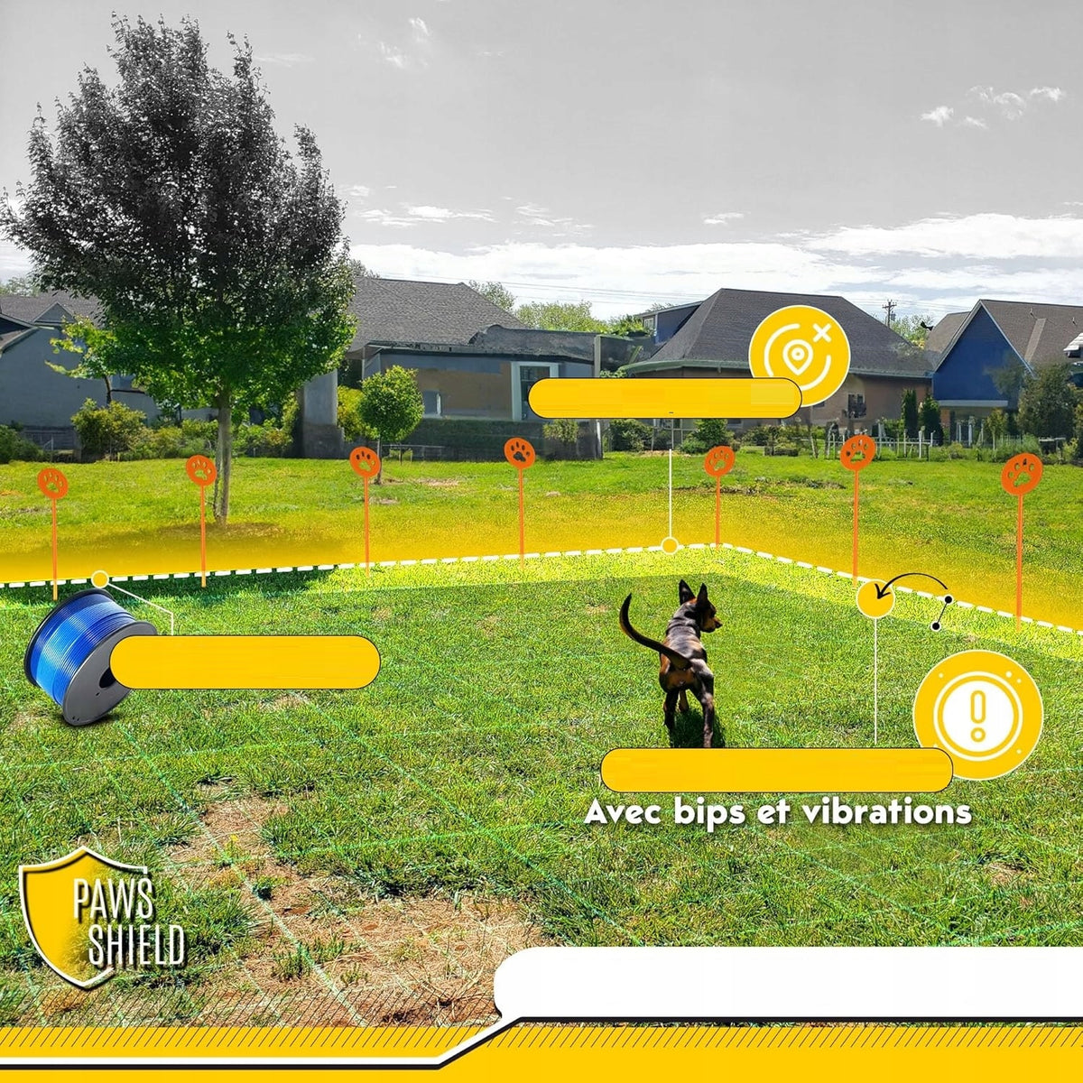 Electric Dog Fence Set Training Collar Vibration Sound Manufacturer code obroża szkoleniowa dla psa