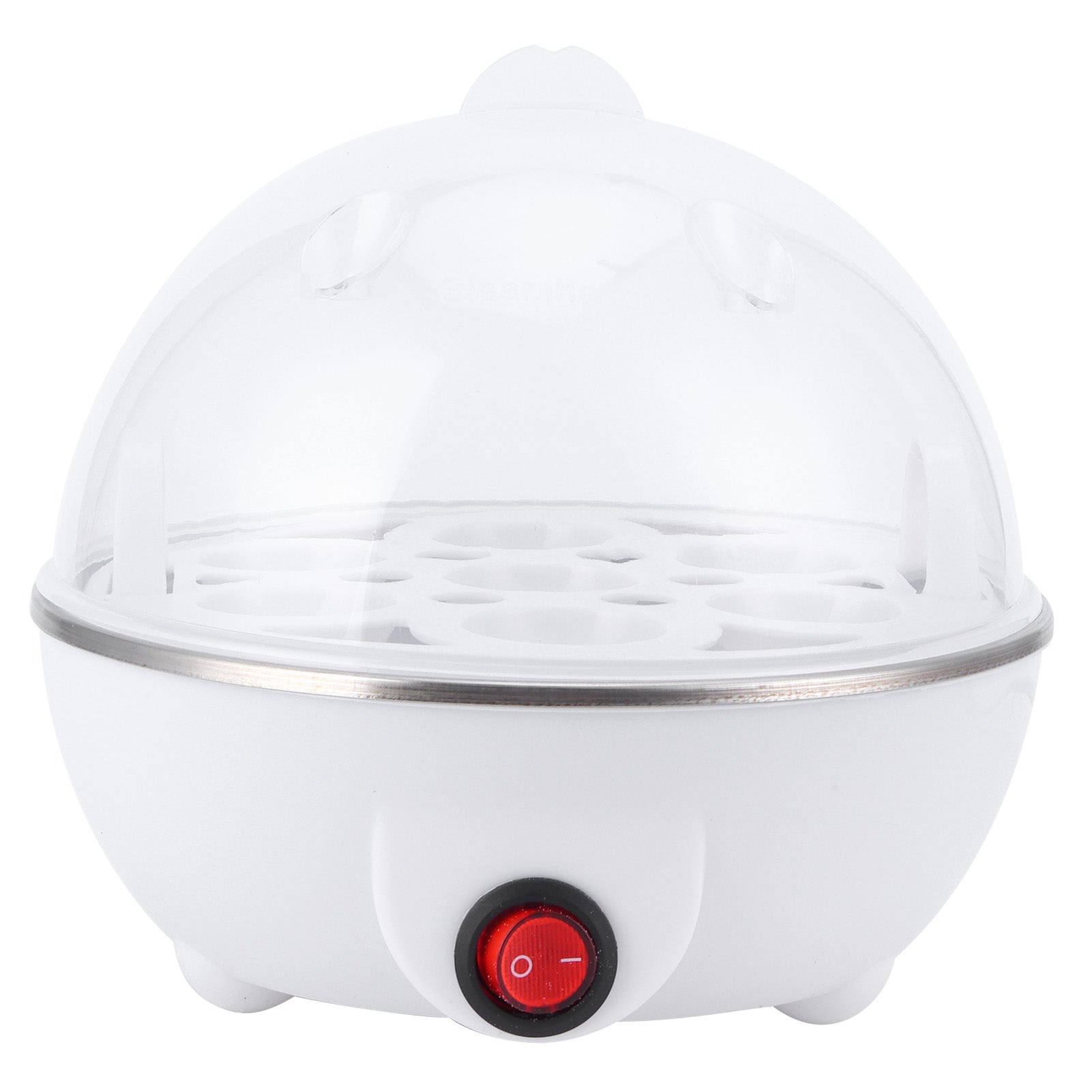 Electric Egg Boiler Multifunctional Mini Egg Cooker Steamer Dominant color clear