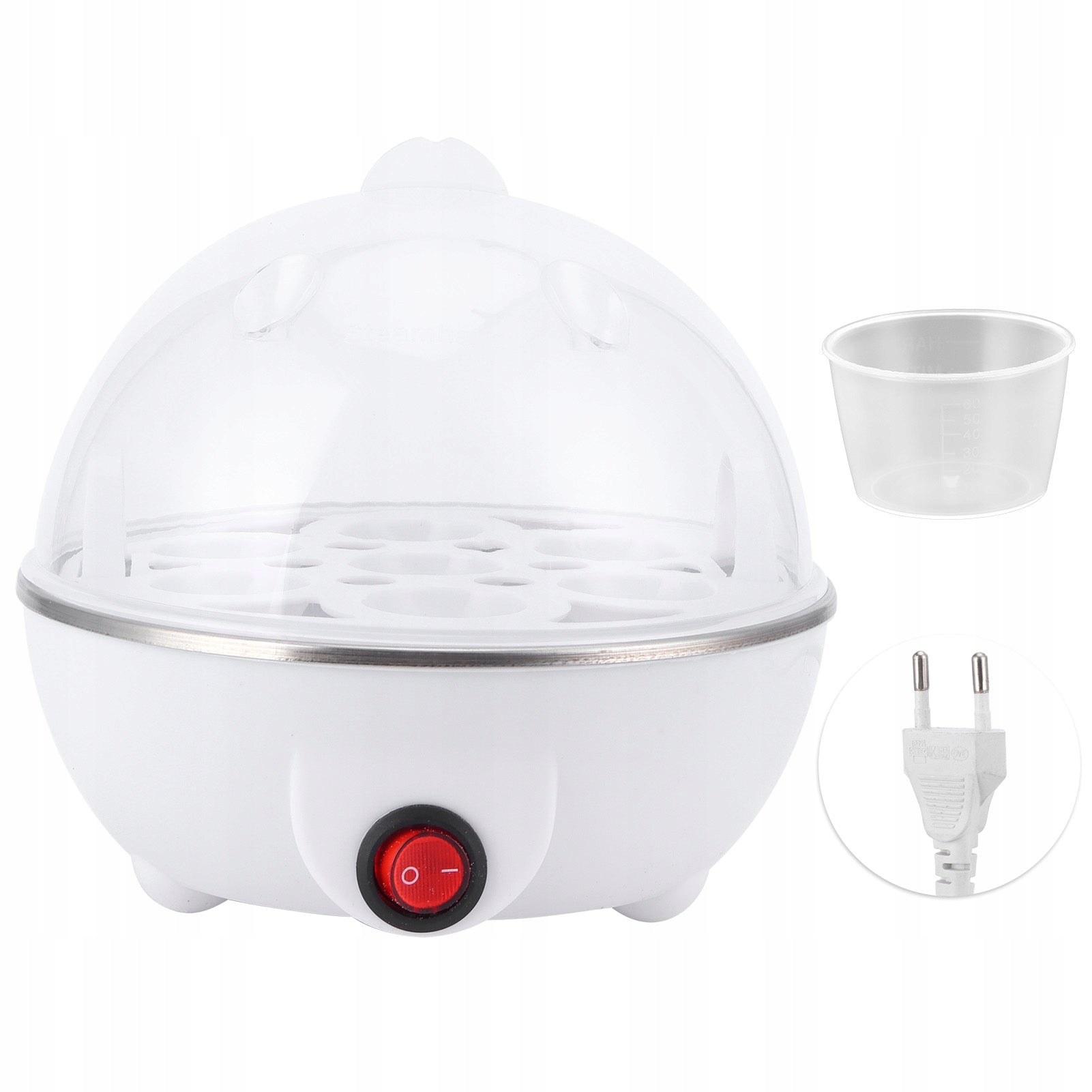 Electric Egg Boiler Multifunctional Mini Egg Cooker Steamer