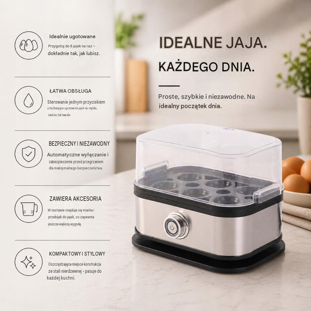 Electric Egg Cooker 200W For 7 Eggs Automatic Egg Steamer Manufacturer code 4022107411080