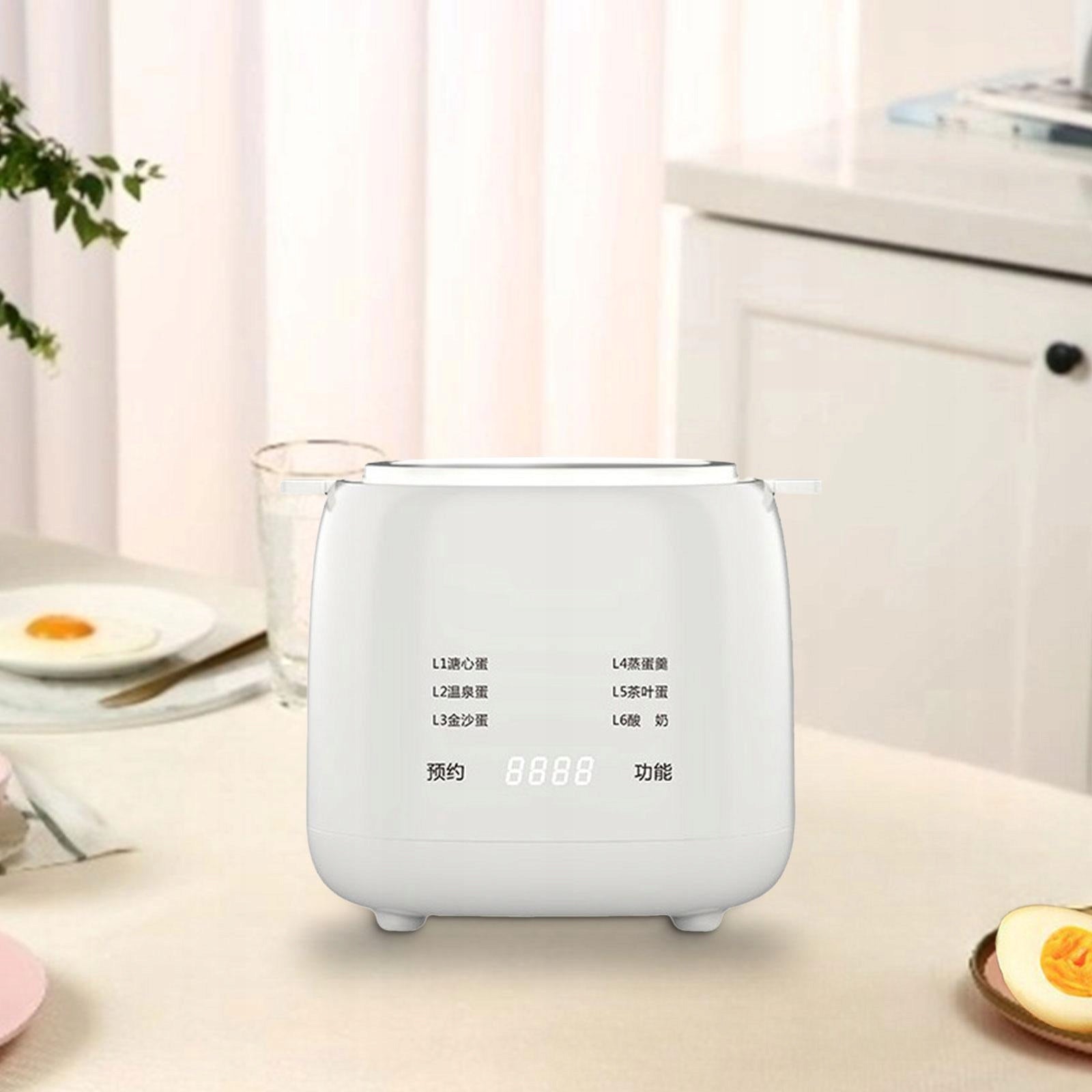 Electric Egg Cooker EU Adapter Auto Shut Off Cooking Supplies Digital Easy