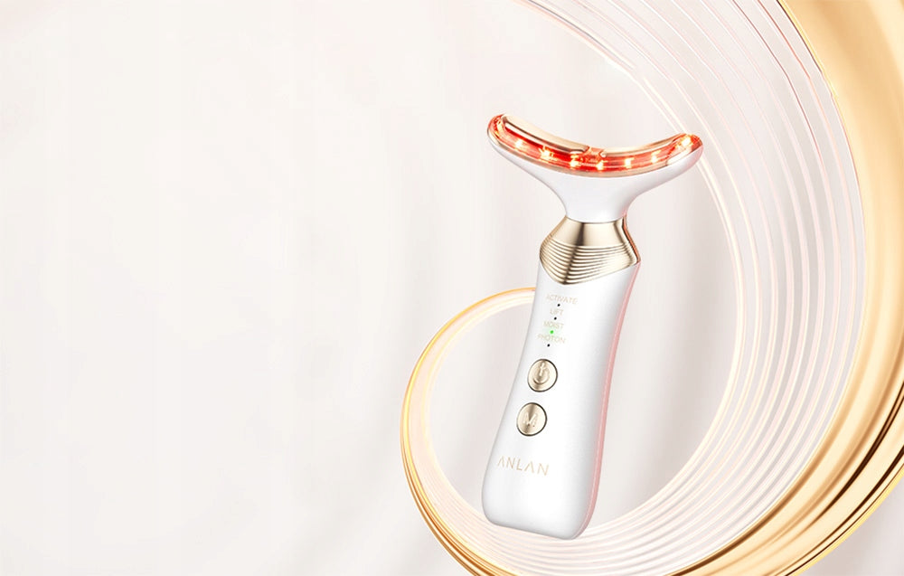 Electric Ems Massager For Neck And Face Anlan Led Light Wireless Medical device no