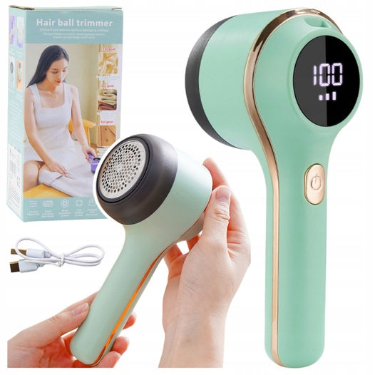 Electric Fabric Shaver Clothes 3 Speed Modes Green