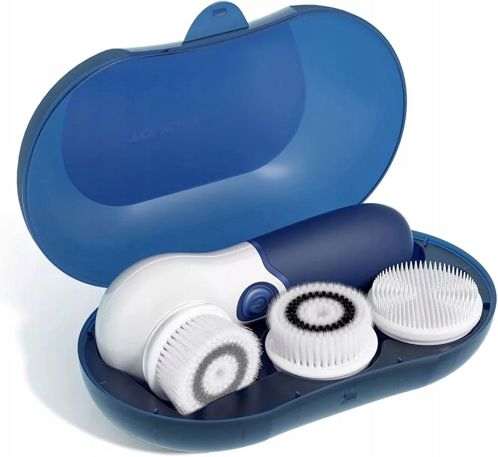 Electric Face Cleansing Brush with Interchangeable Tips