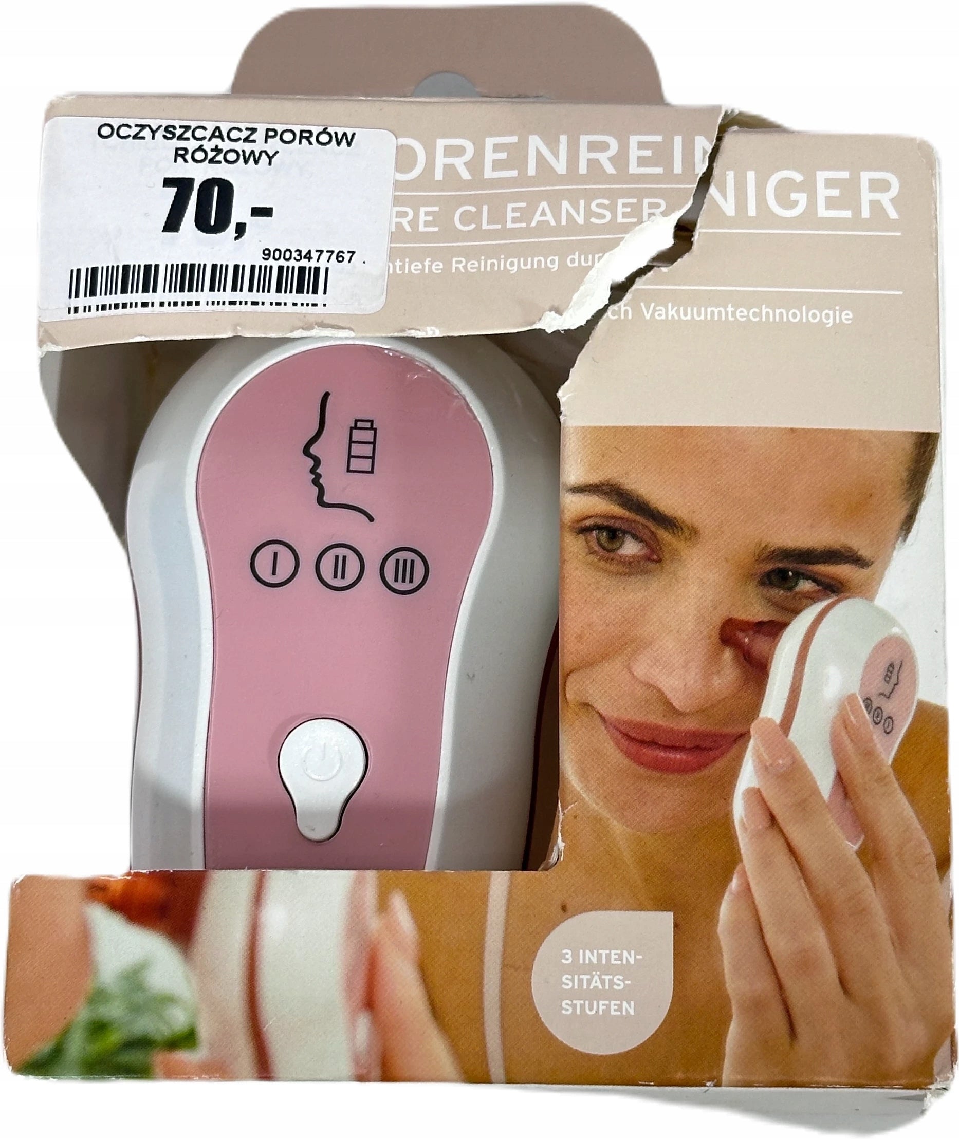 Electric Facial Pore Cleanser to Remove Blackheads Pink Brand no brand
