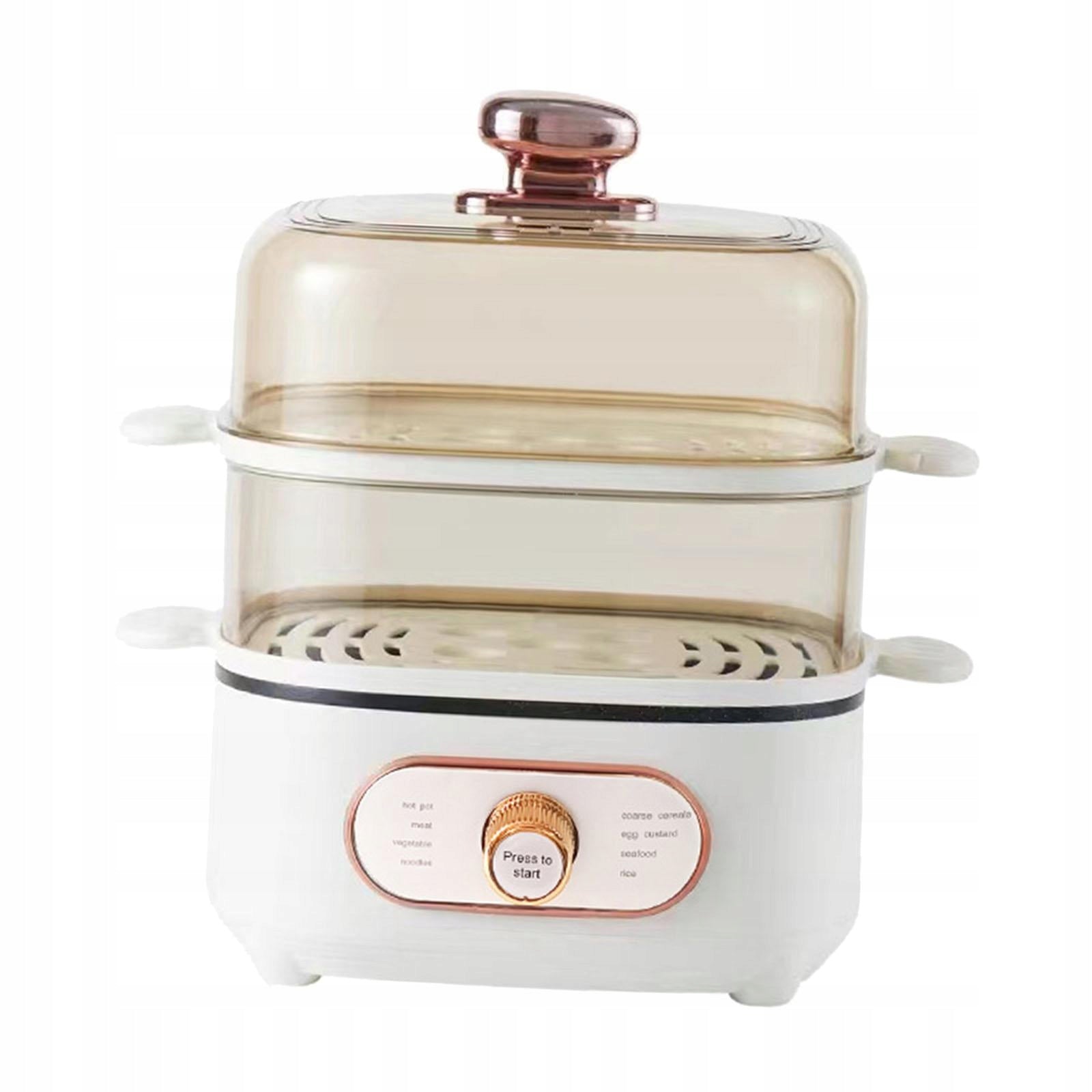 Electric Food Steamer Knob Controlled Hot Pot Small Household with Brand no brand