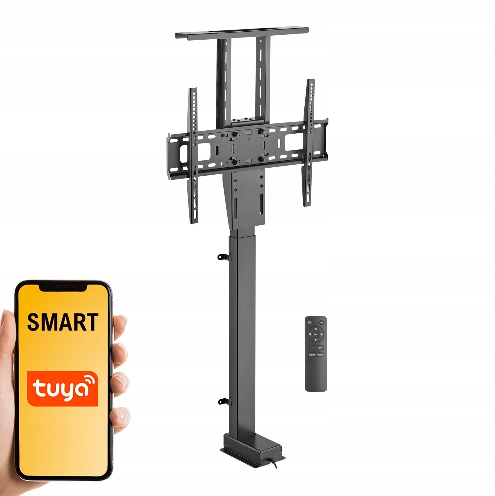 Electric Frame TV Holder Retractable Elevator TV Spacetronik TUYA