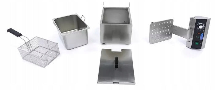 Electric Fryer 11L 3000W Gastronomic Fryer Maxima 09365226 Manufacturer code 09365226