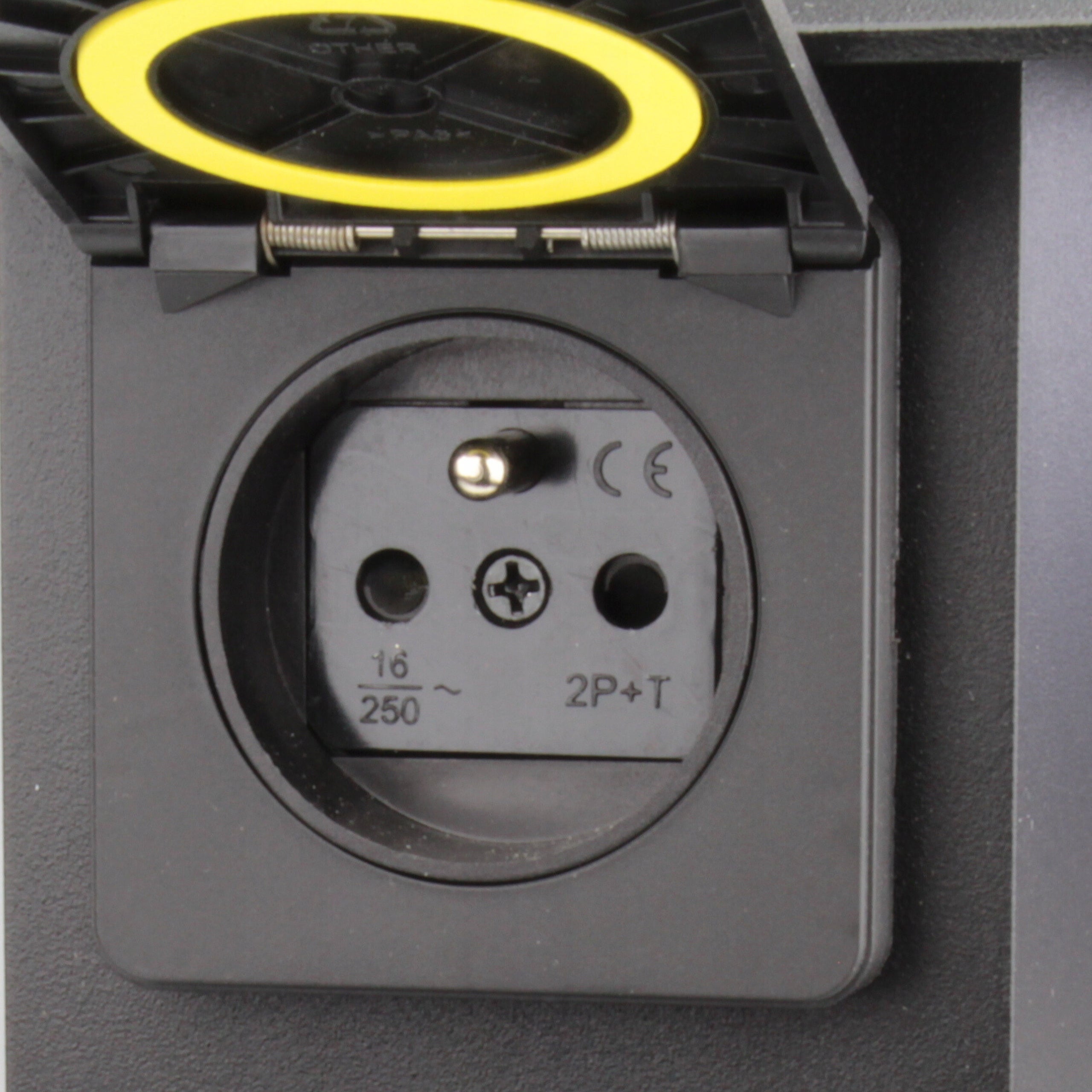 Electric Garden Post with Two Power Sockets Anthracite Brand MCJ