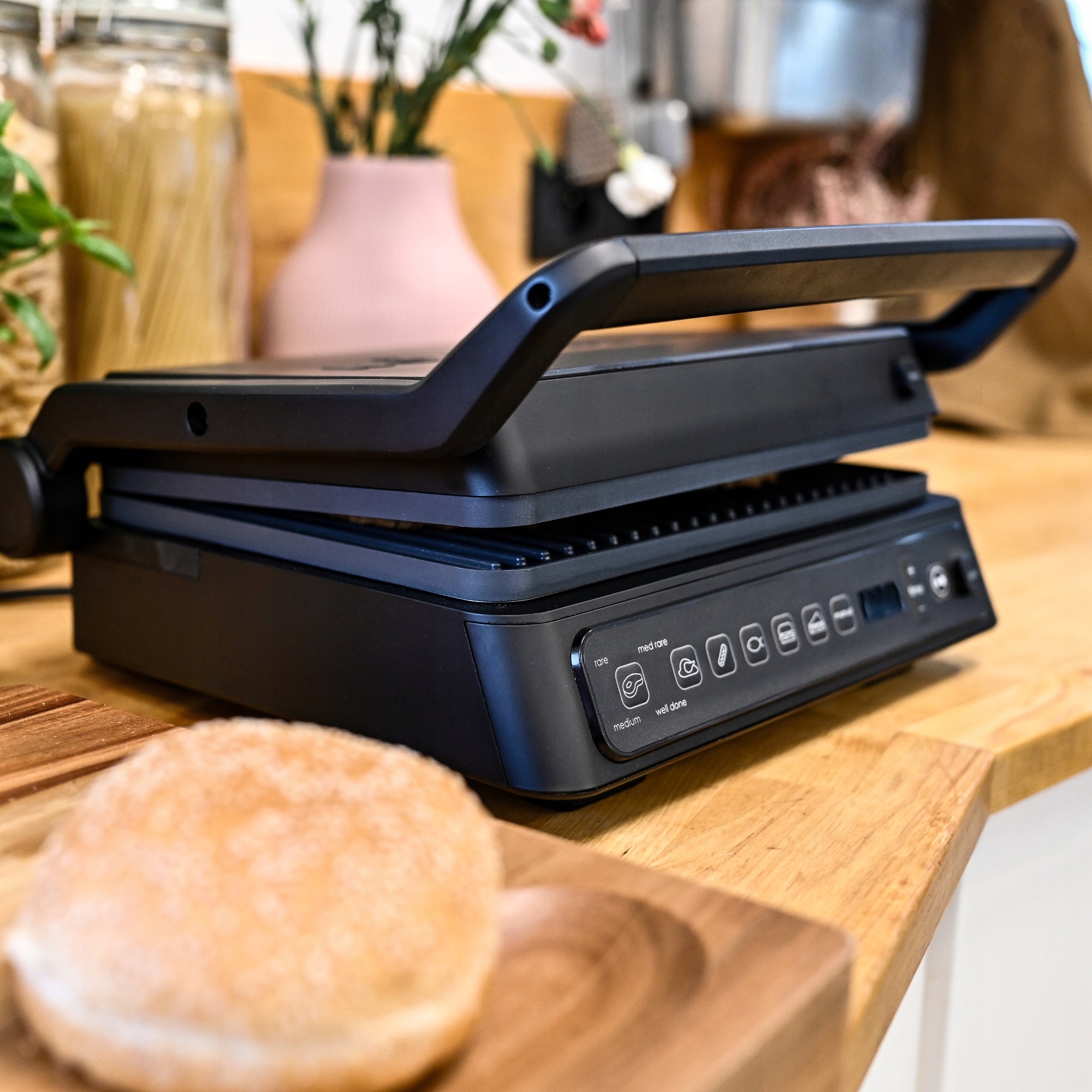 Electric Grill Ceramic Folding Kohersen NX CERAMIC Smart 2000W Dominant color black