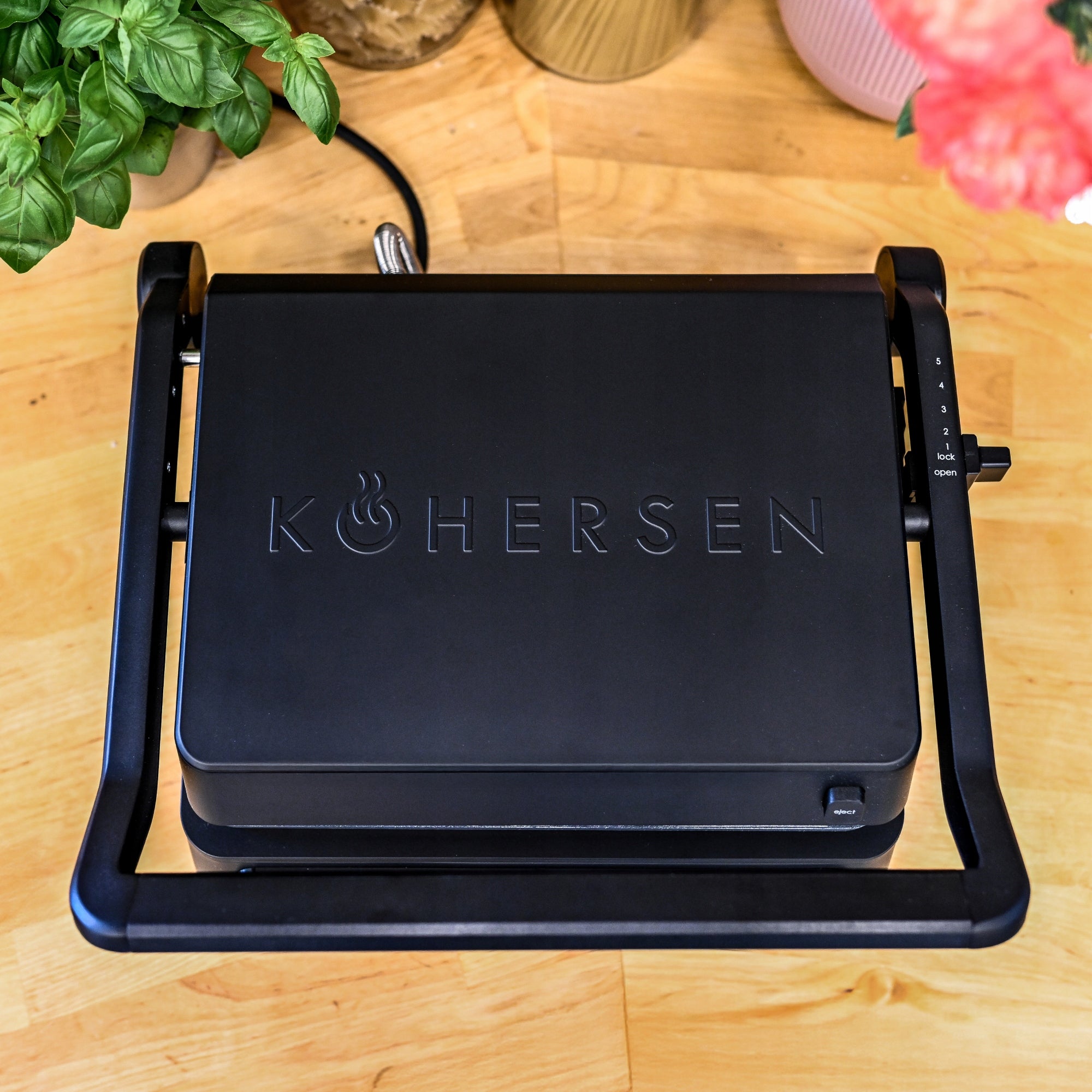 Electric Grill Ceramic Folding Kohersen NX CERAMIC Smart 2000W Model Kohersen Black Matt NX CERAMIC Smart