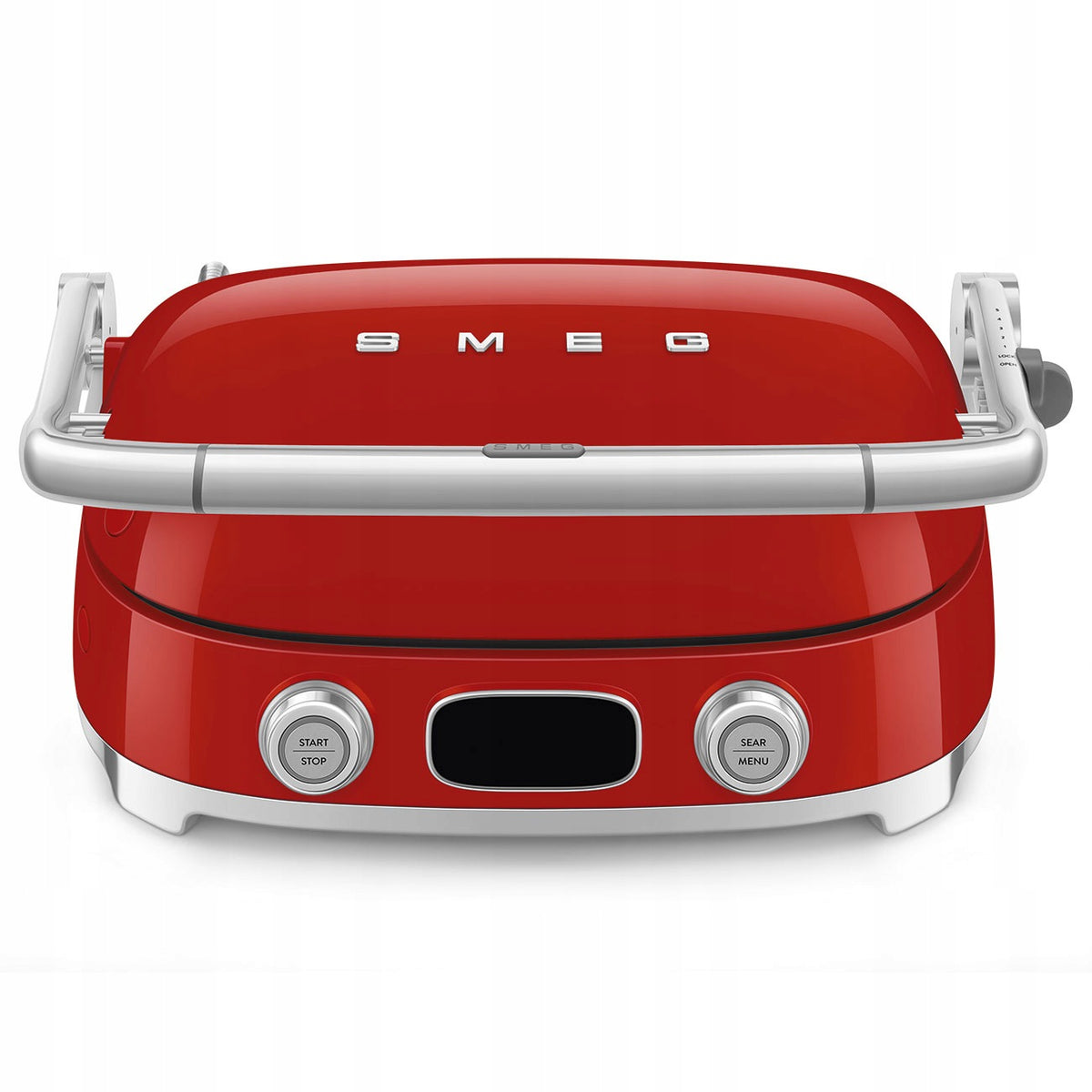 Electric Grill Smeg MGF01RDEU Red Multiuse Panini Waffles AT HAND