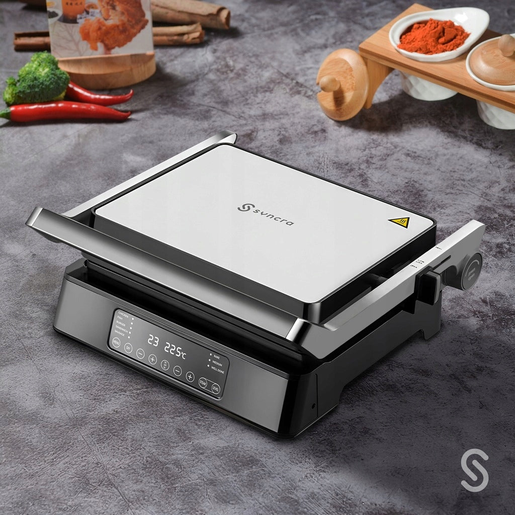 Electric Grill Waffle Iron Toaster Panini Programmer Large 2000W Model GRILL ELEKTRYCZNY 3W1 OPIEKACZ