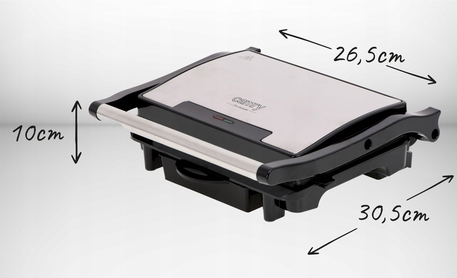 Electric Grill for Meat Toast Vegetables 2100W Folding Toaster Camry Model CR 3044