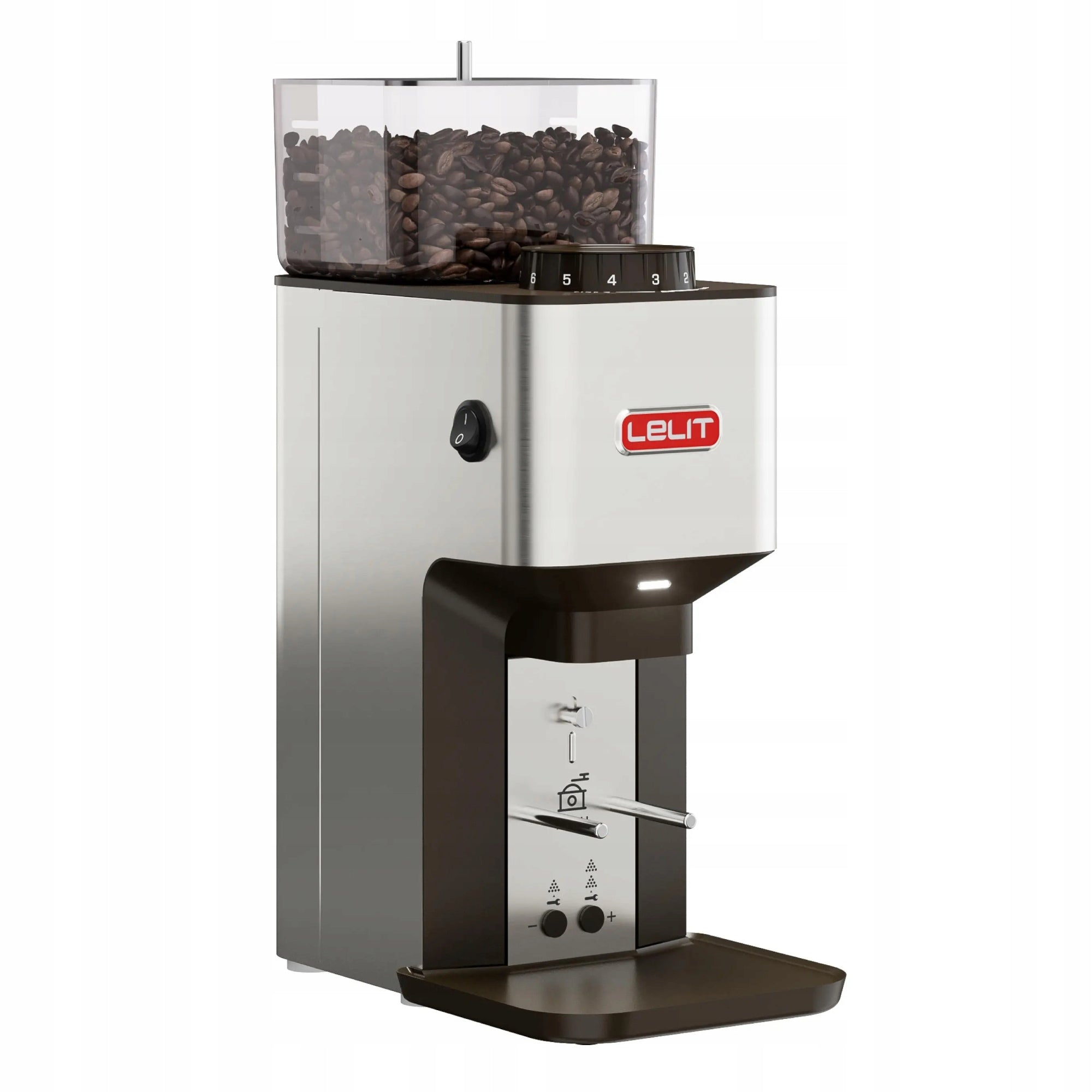 Electric Grinder Lelit William 270 W silver/grey